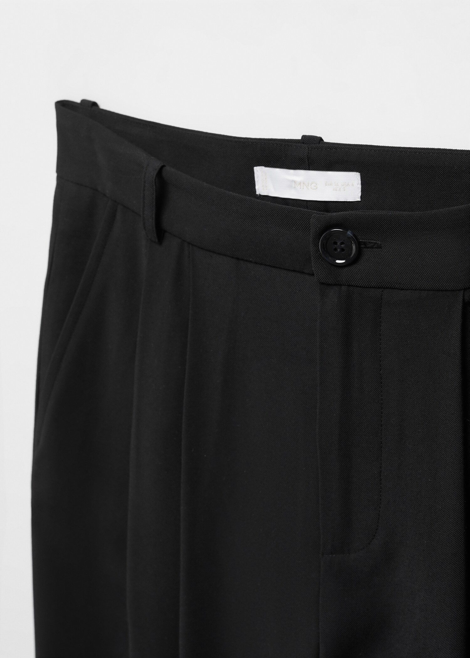 Wideleg pleated trousers - Details of the article 8