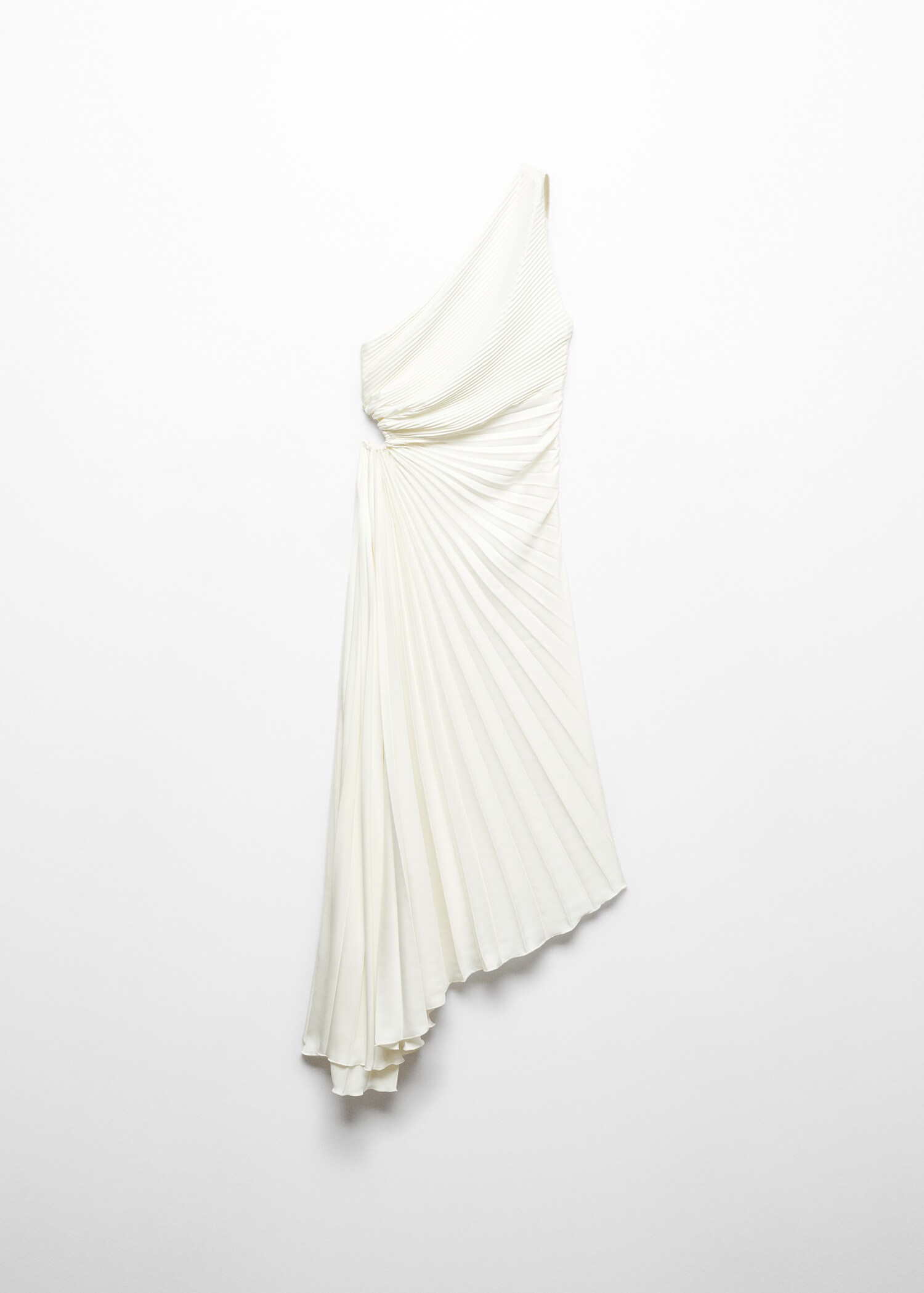  Vestido asimétrico plisado  - Artículo sin modelo