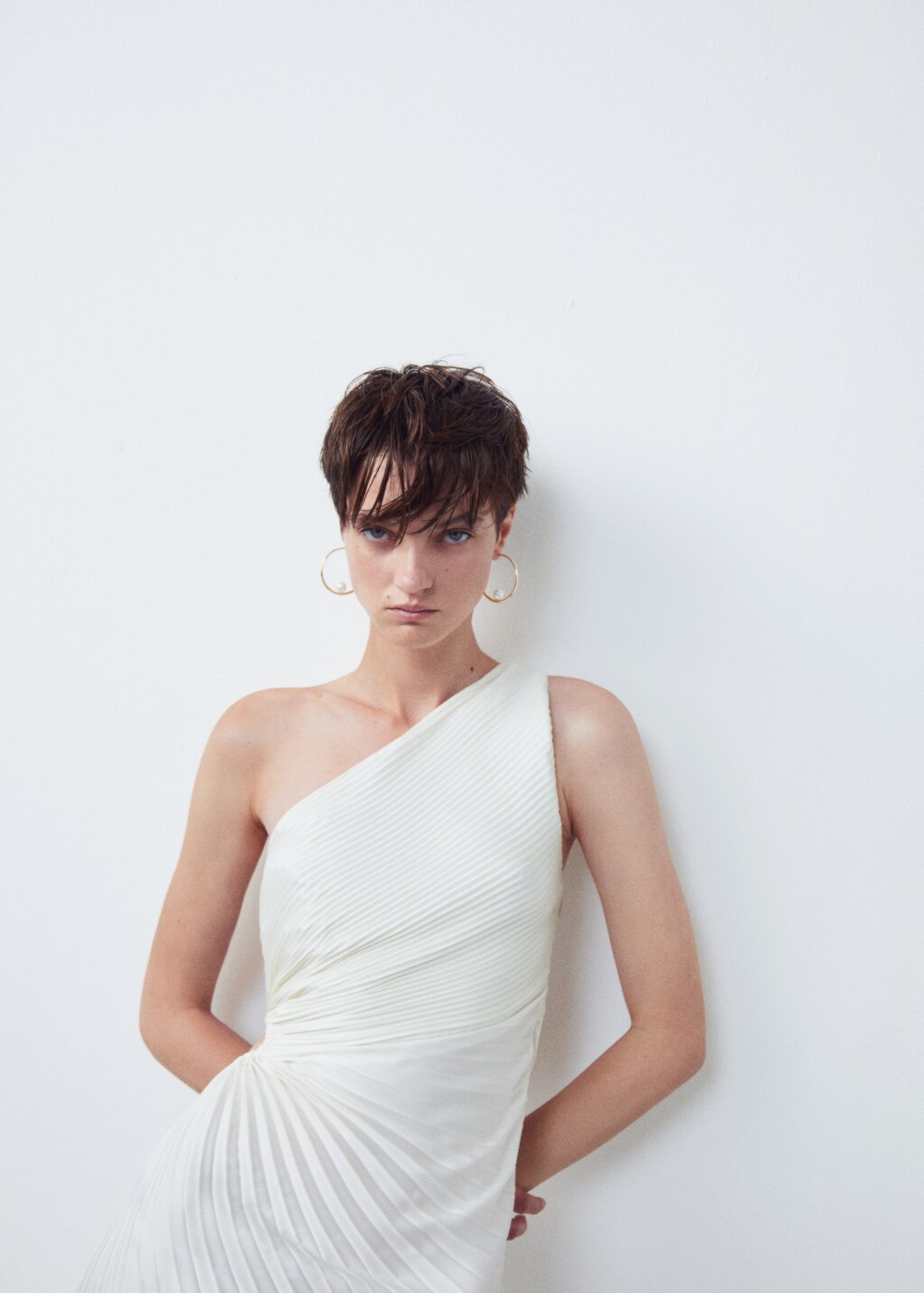 Sサイズ Formentera Pleated Bicolor Dress Formentera Pleated Bicolor Dress