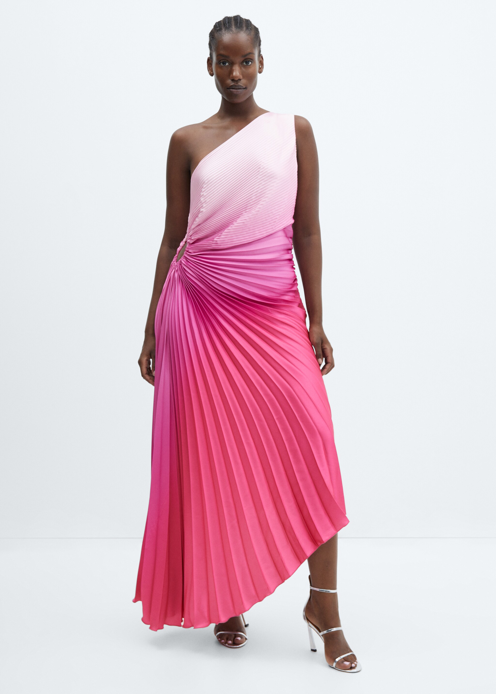 Asymmetrical pleated dress - Details of the article 3