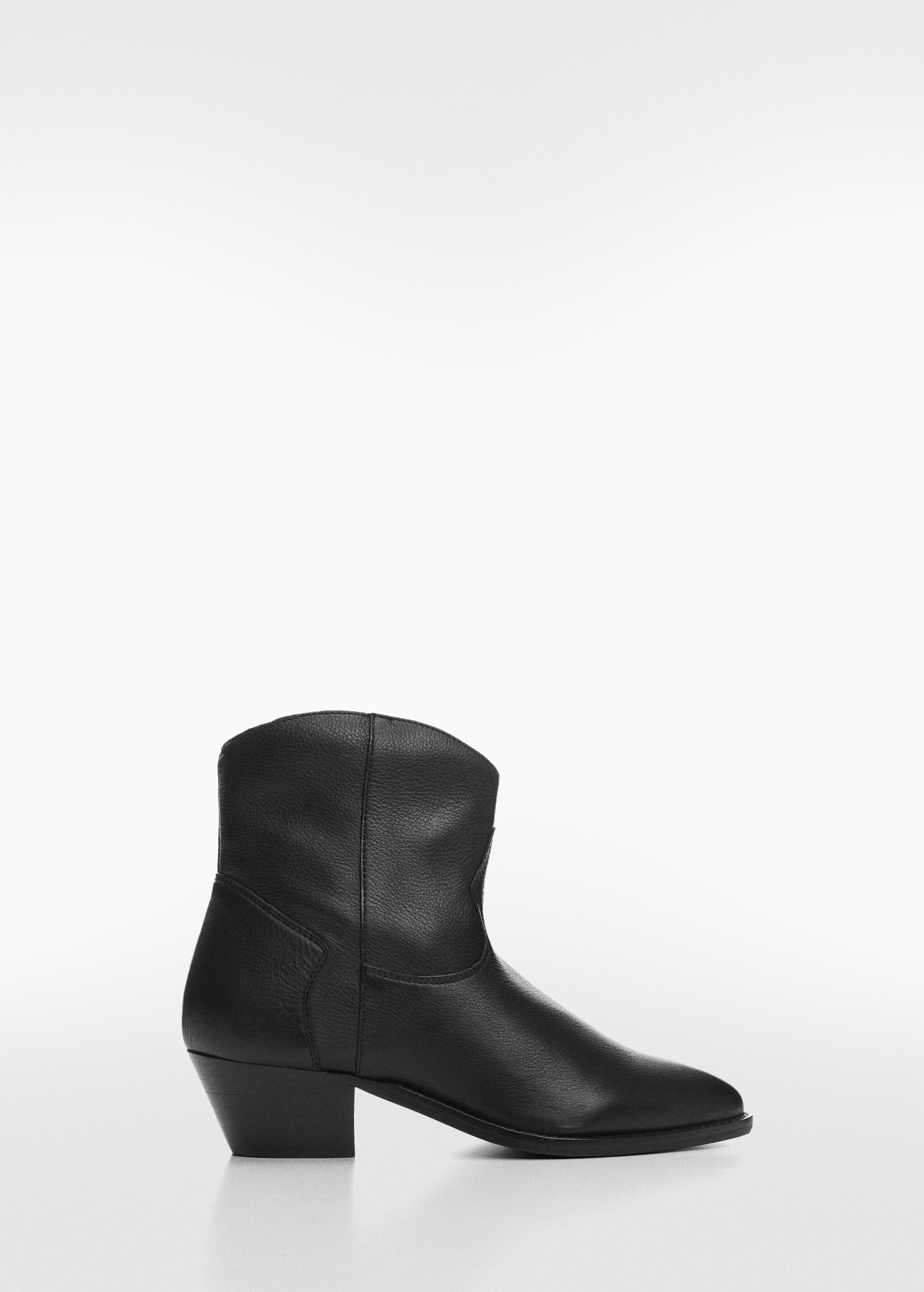 Leather cowboy ankle boots - Article without model