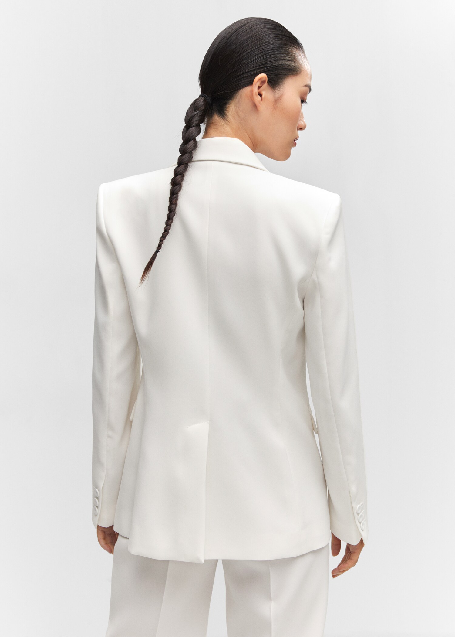 Suit jacket with buttons  - Reverse of the article