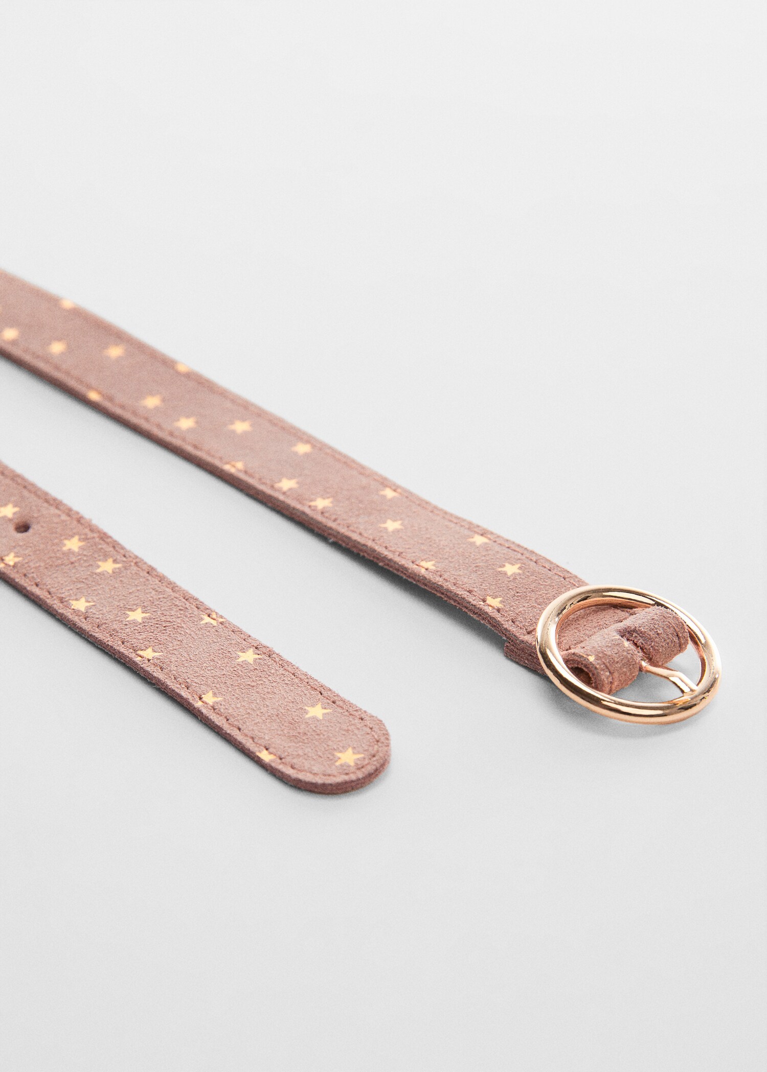 Stars leather belt - Medium plane