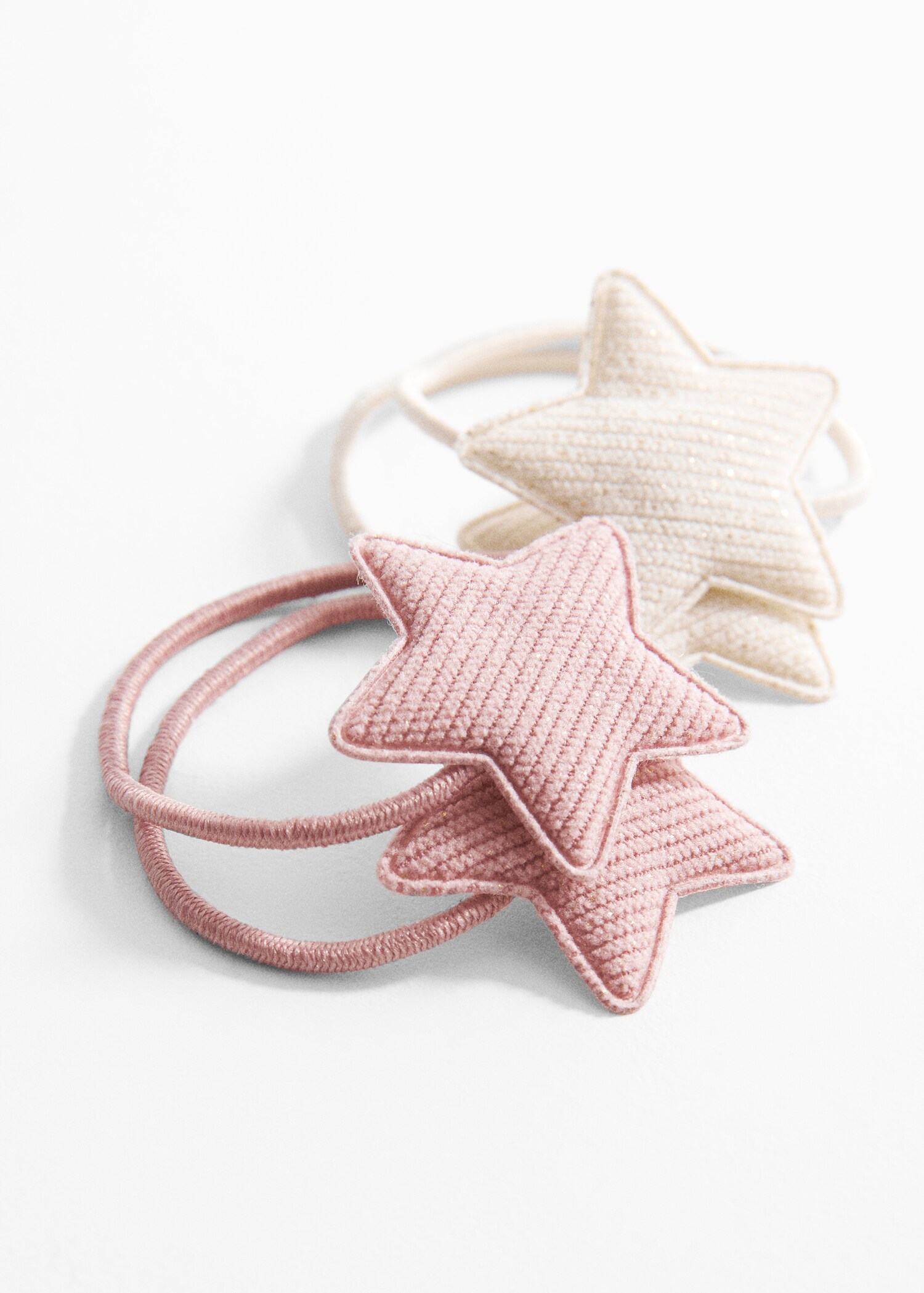 Pack of 4 star scrunchies - Medium plane