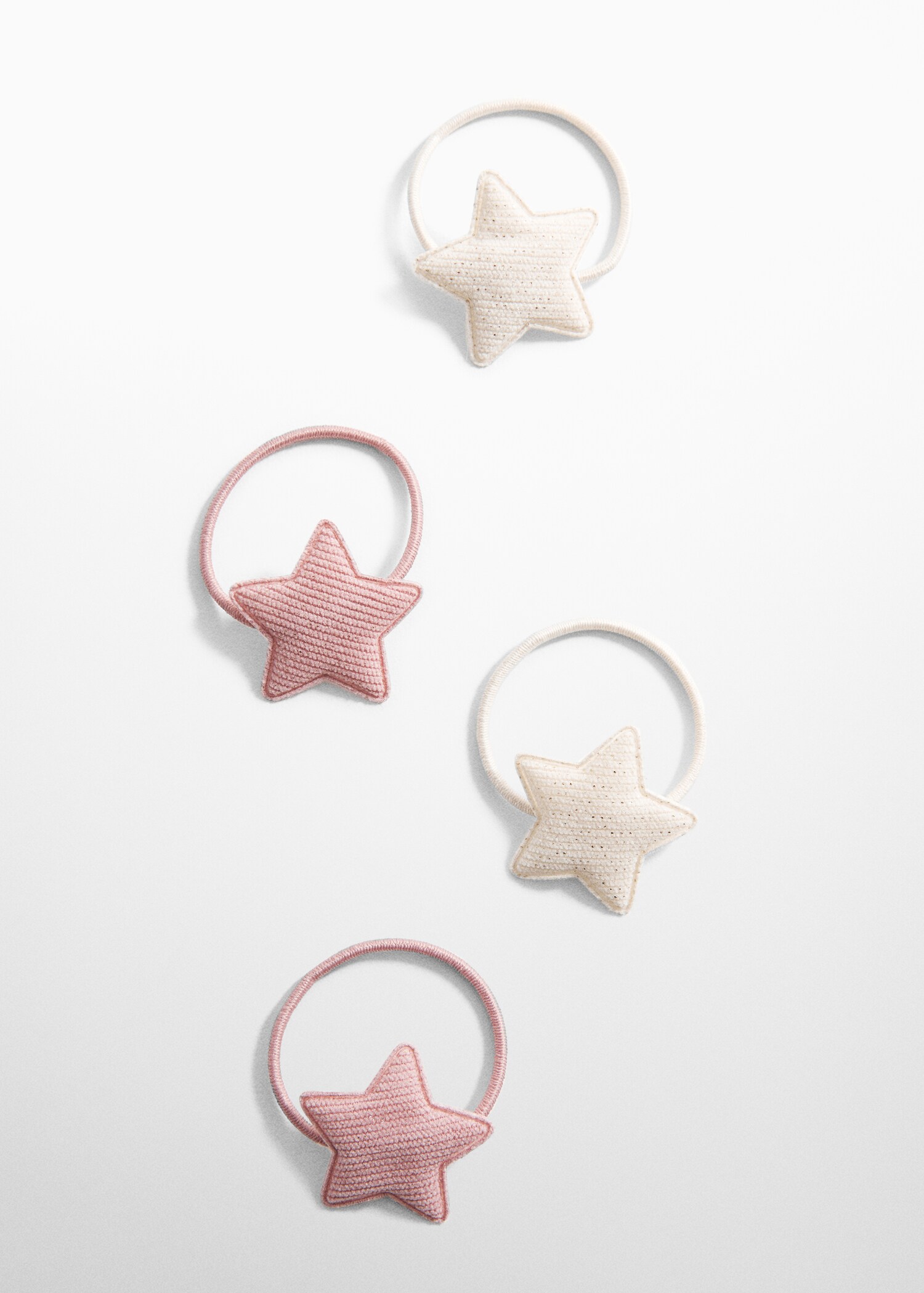 Pack of 4 star scrunchies - Article without model