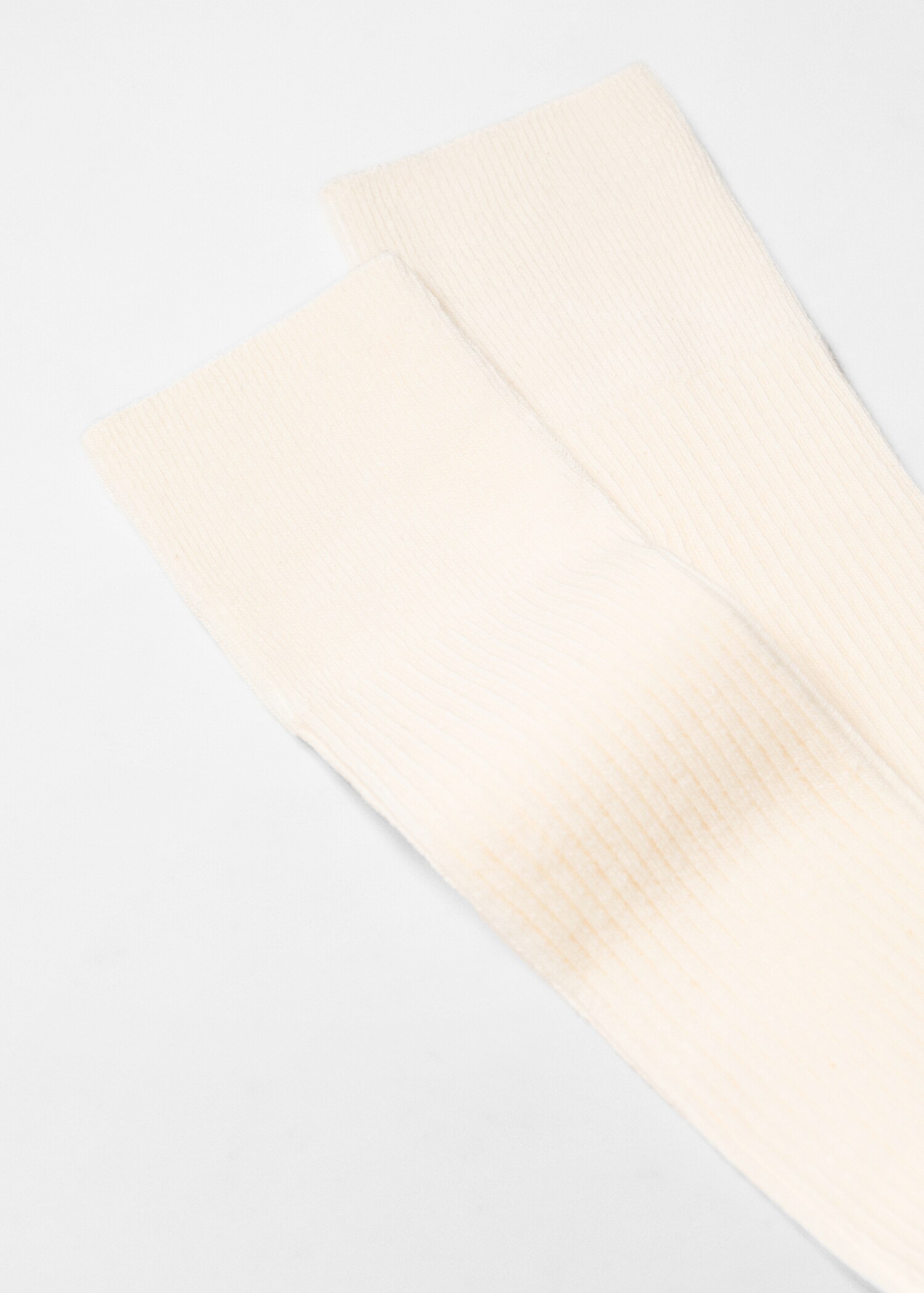 Long ribbed socks - Medium plane