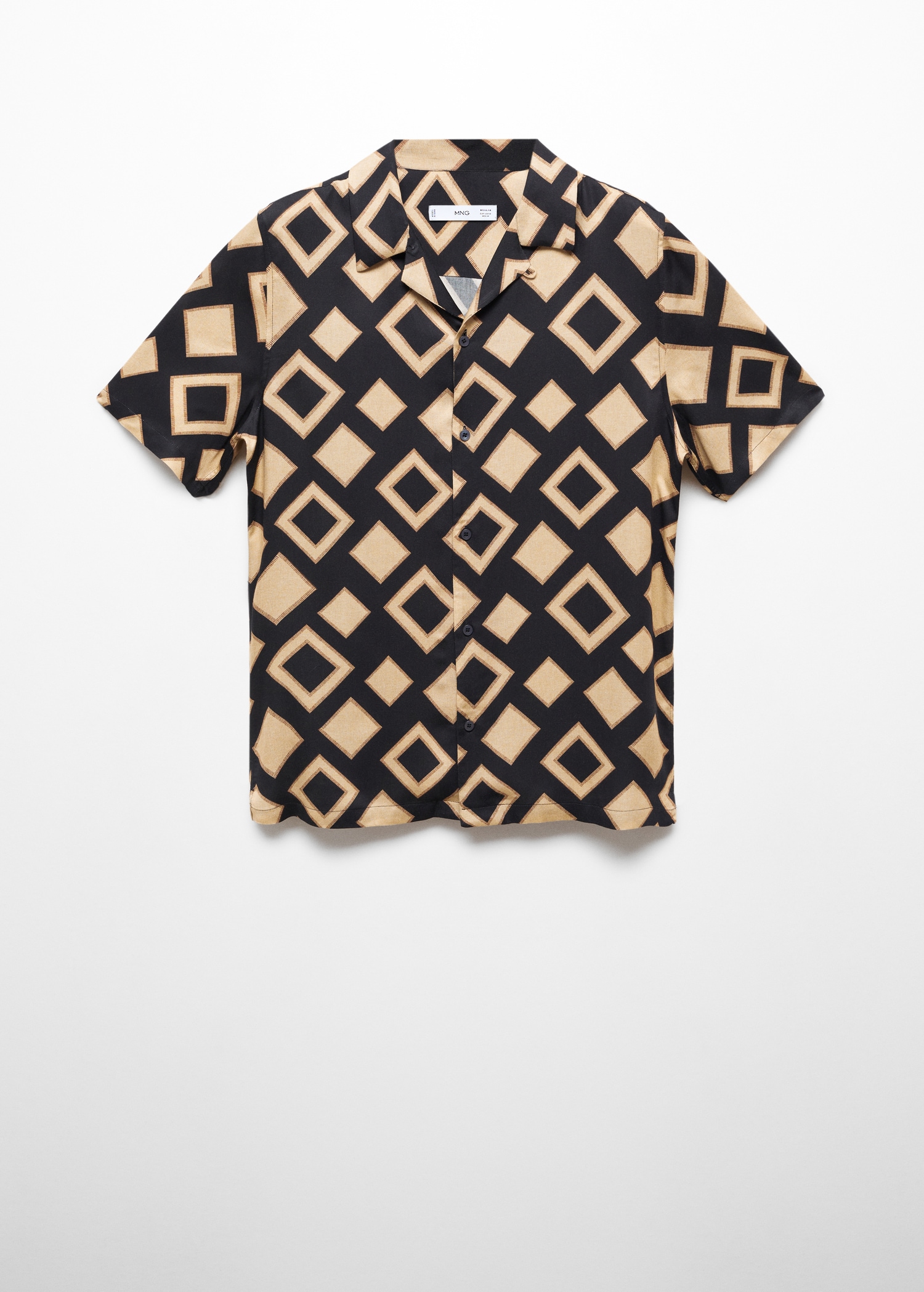 Camisa bowling estampado geométrico - Artículo sin modelo