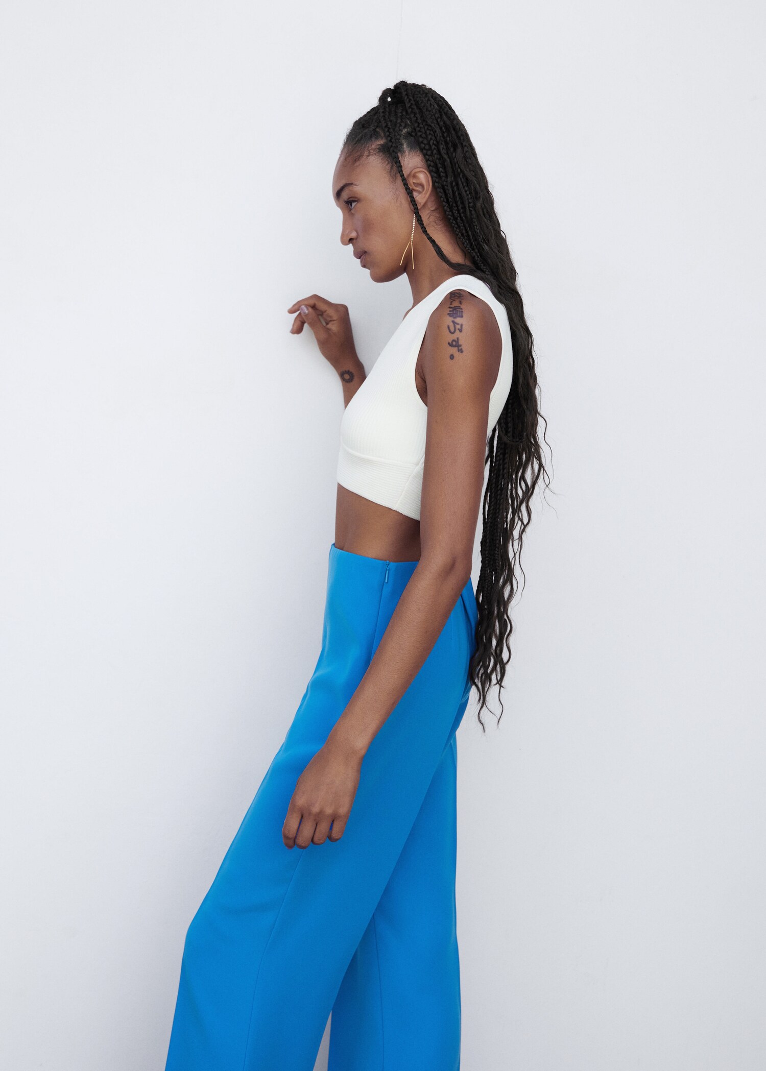 Wide leg suit trousers - Details of the article 1