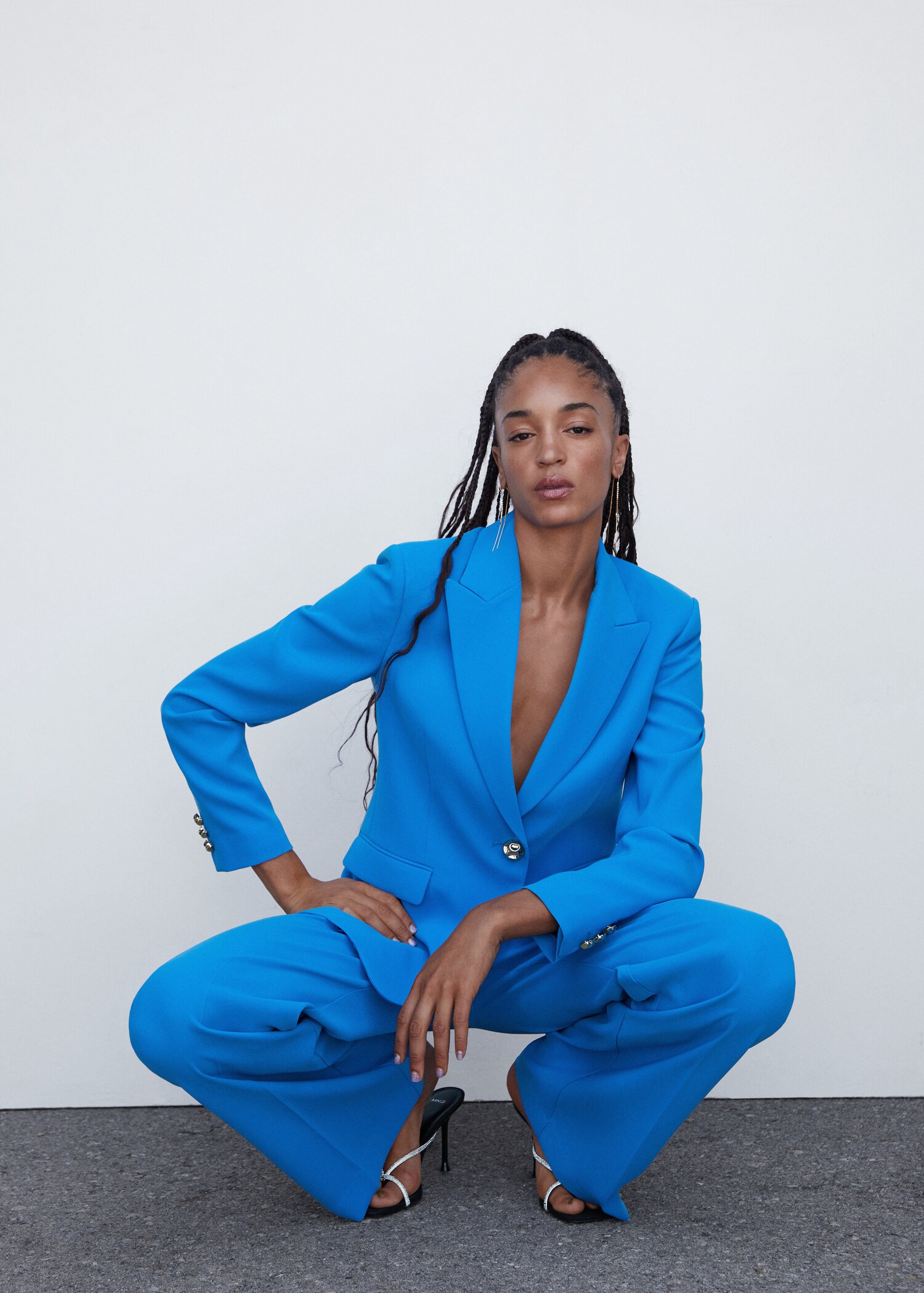  Wide leg suit trousers - Details of the article 2