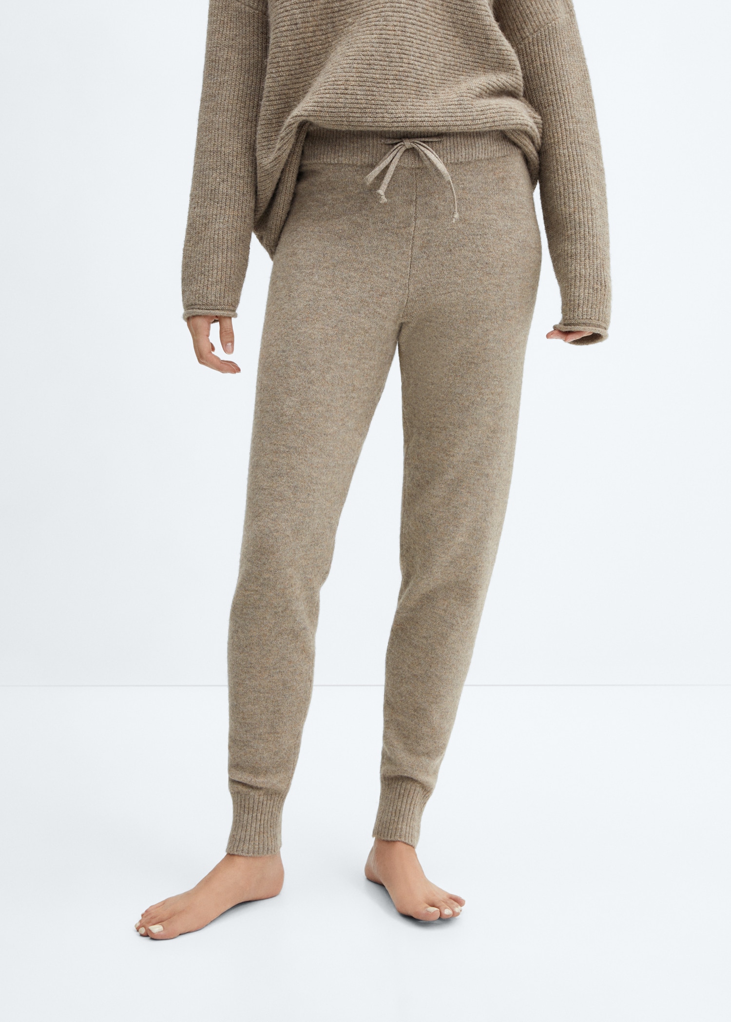 Pantalon jogger maille Femme MANGO France (La Réunion)