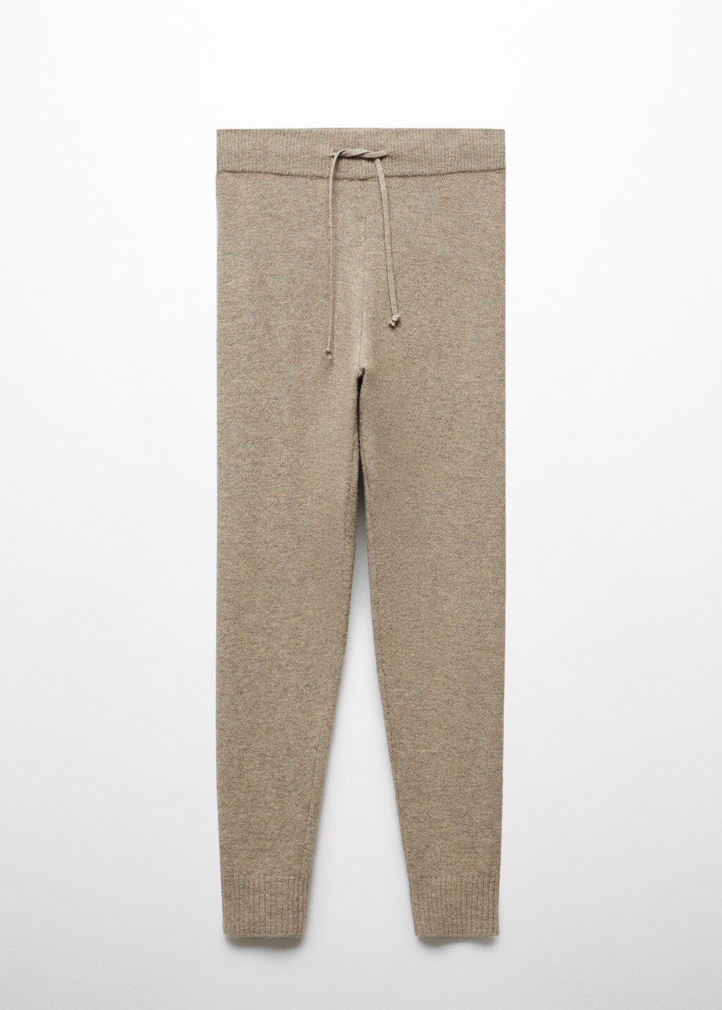 Knit jogger-style pants - image 5