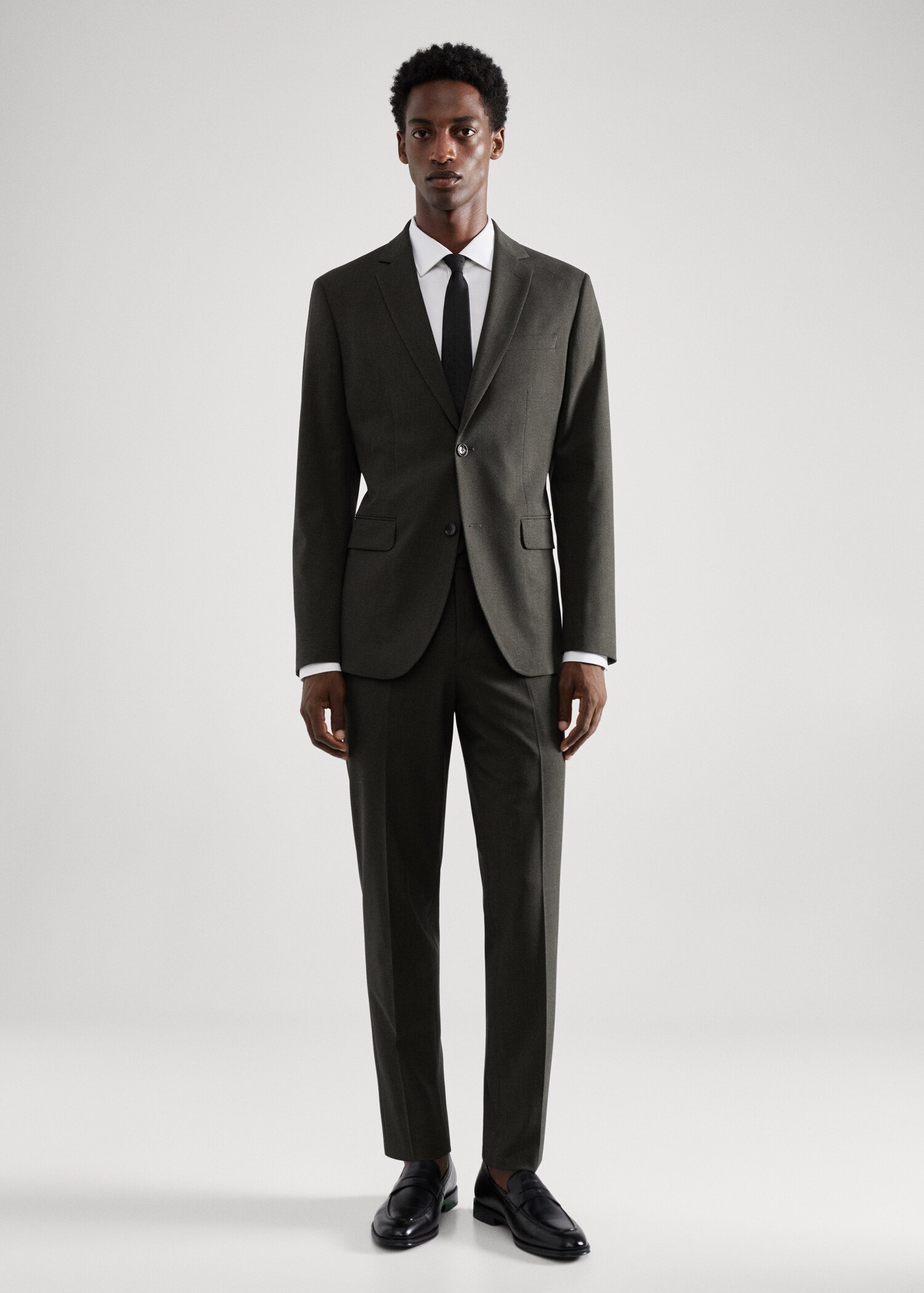 Pantaloni completo stampati slim-fit tessuto stretch - Dettaglio dell'articolo 1