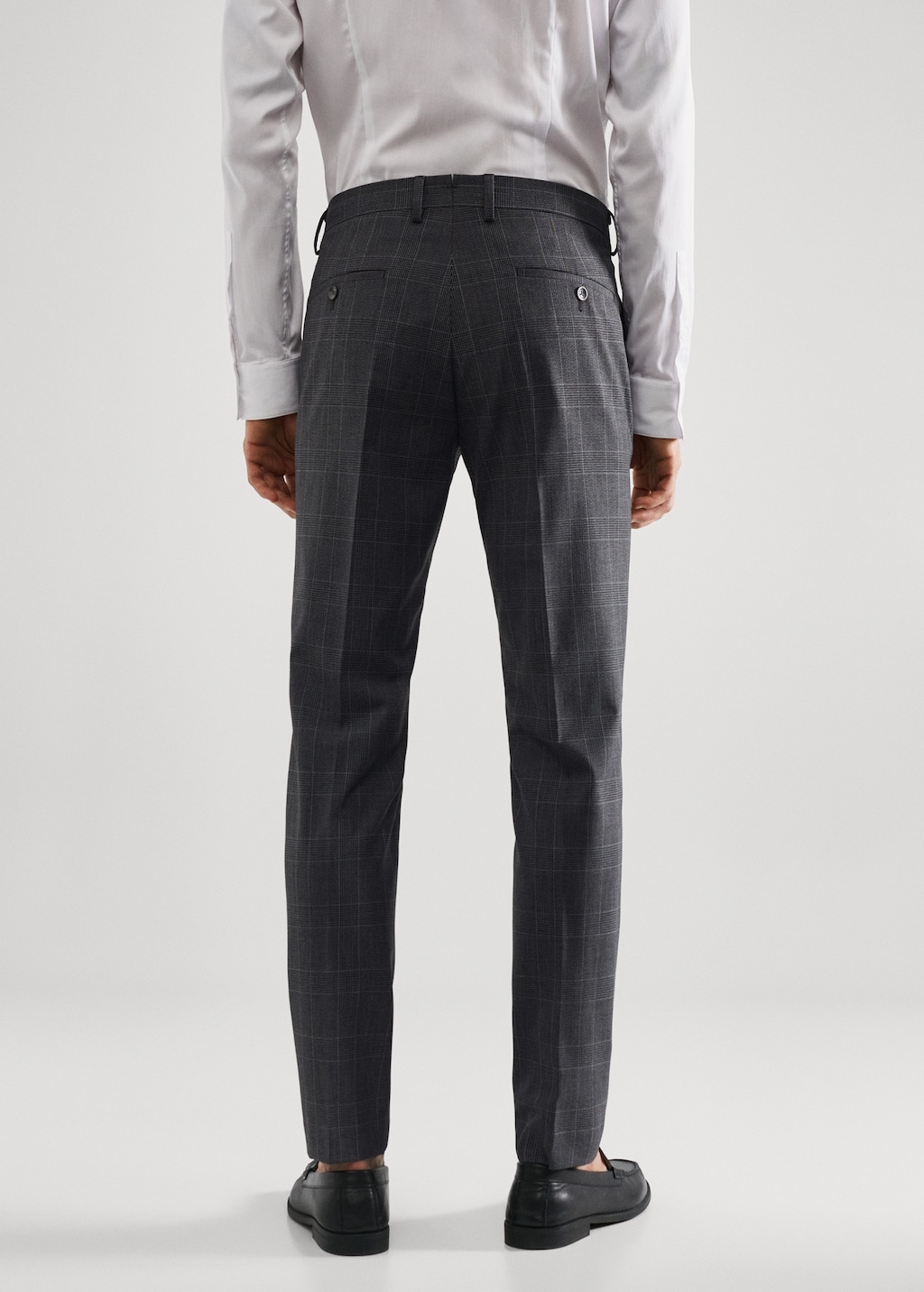 Pantalon costume super slim fit carreaux