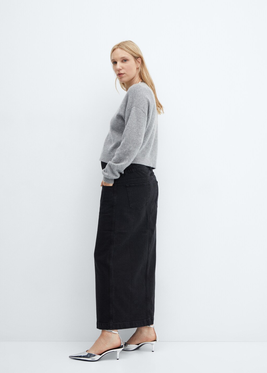 Denim zwangerschapsrok Dames MANGO Suriname