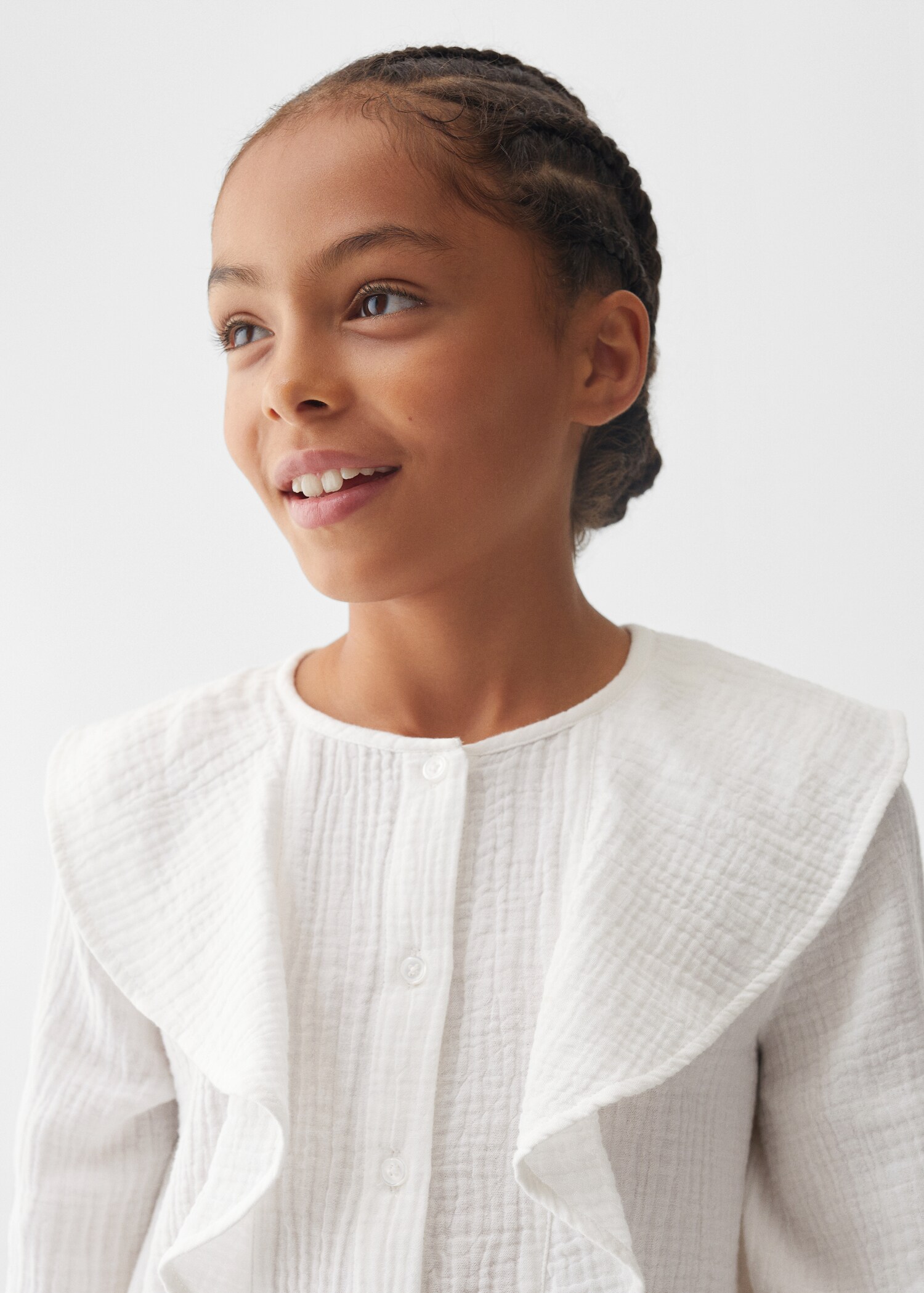 Blouse coton à volants - Détail de l'article 1