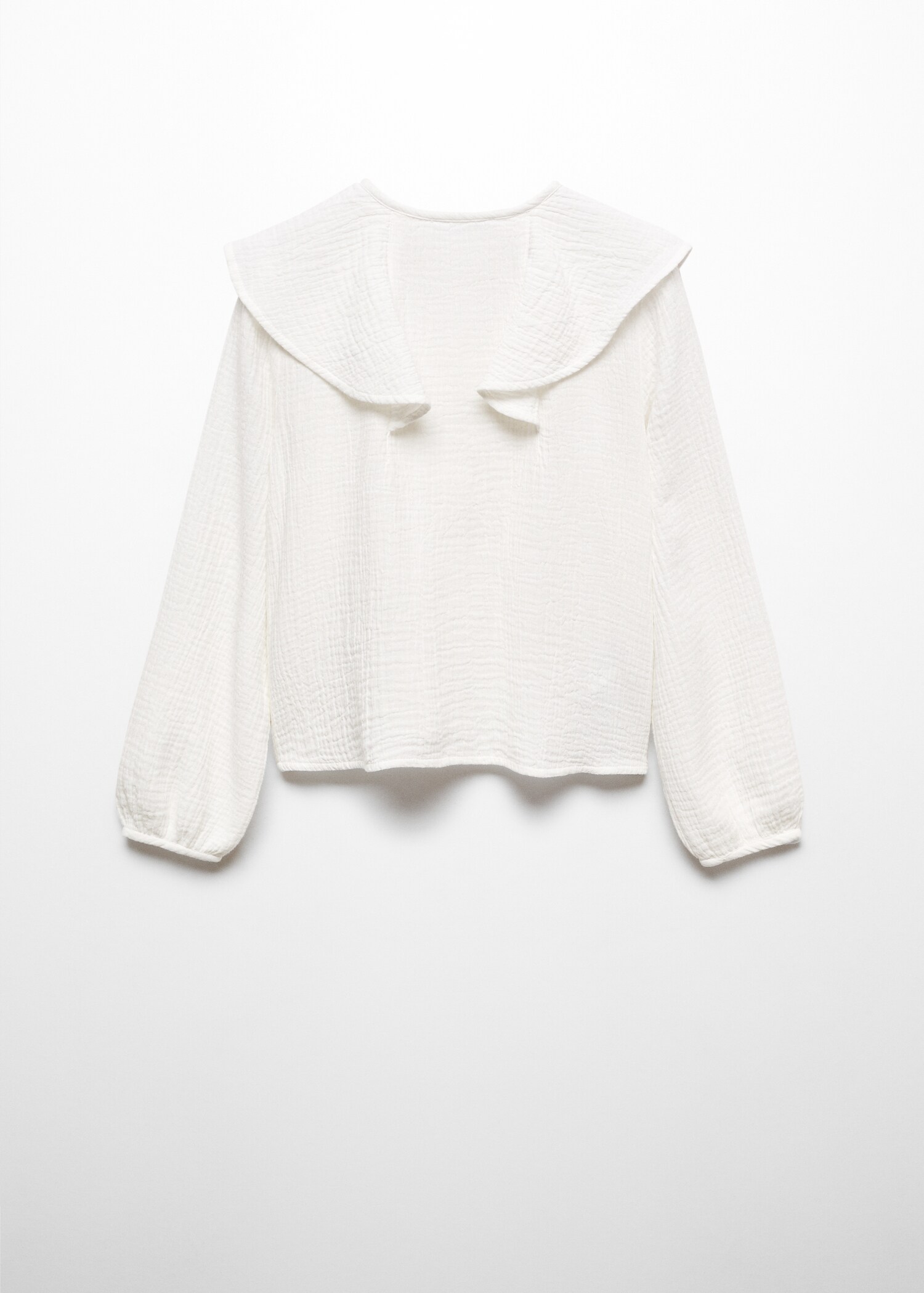 Blouse coton à volants - Verso de l’article