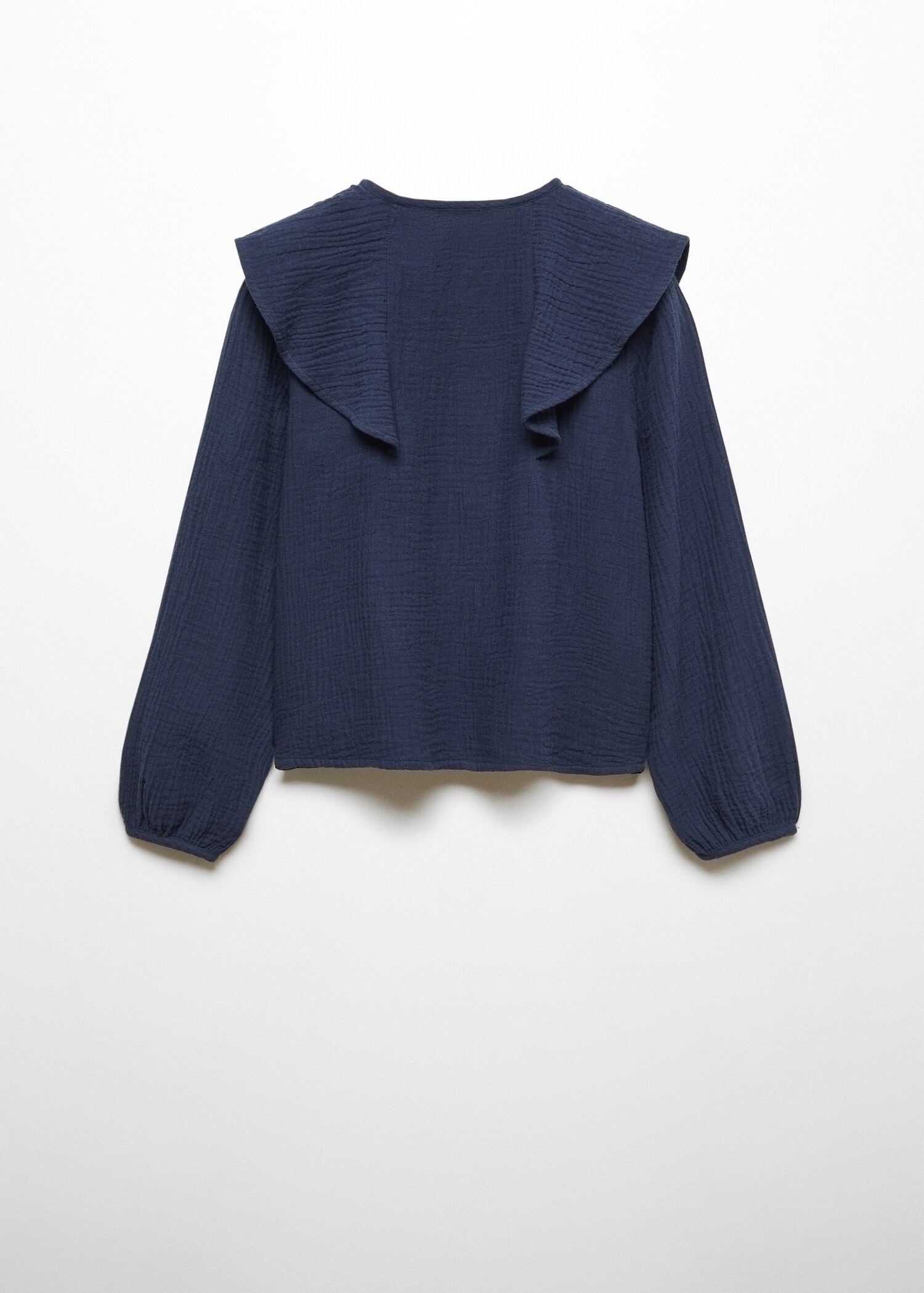 Blouse coton à volants - Verso de l’article