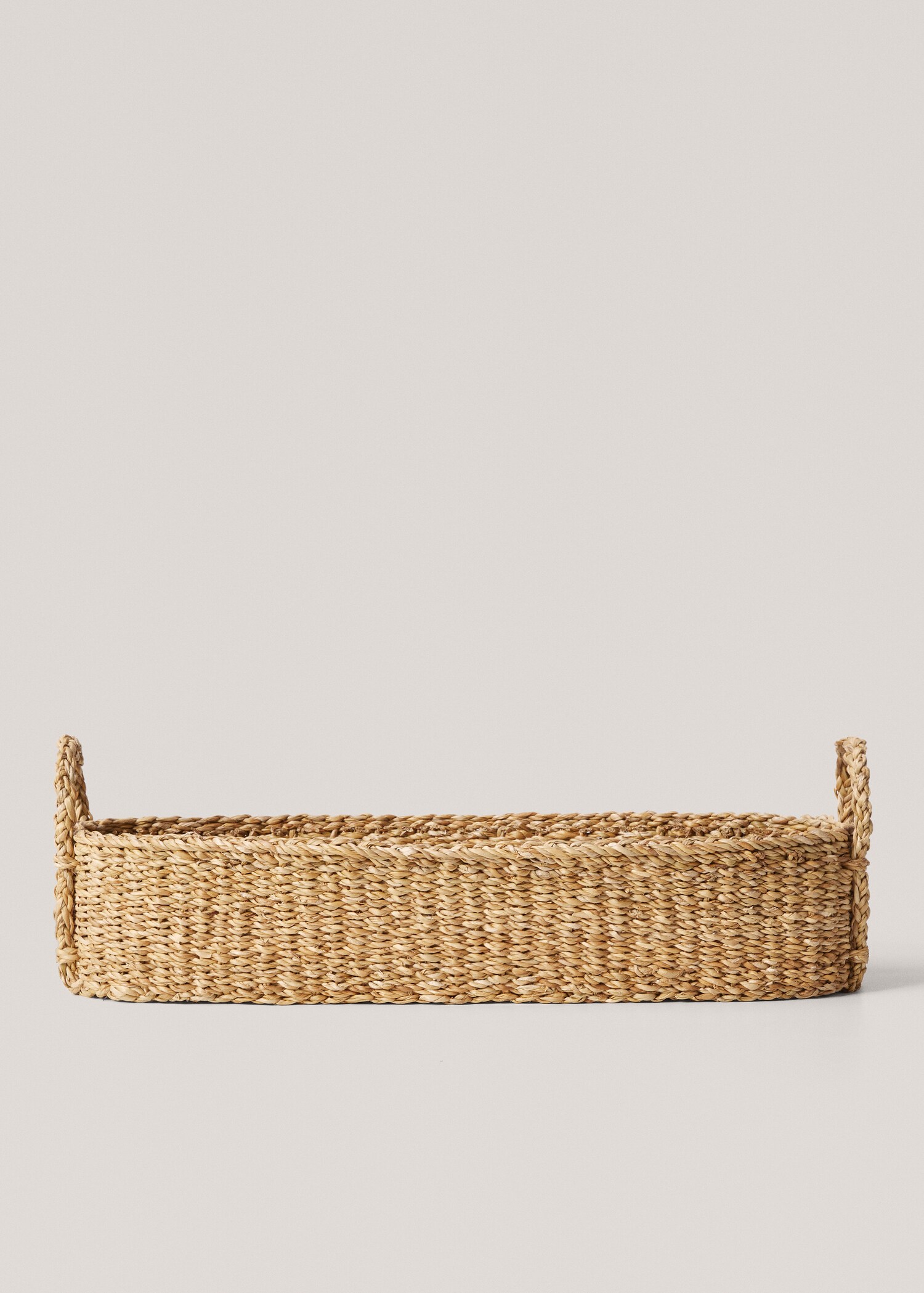 Natural fiber tray with handles 59x18x12cm - Article without model