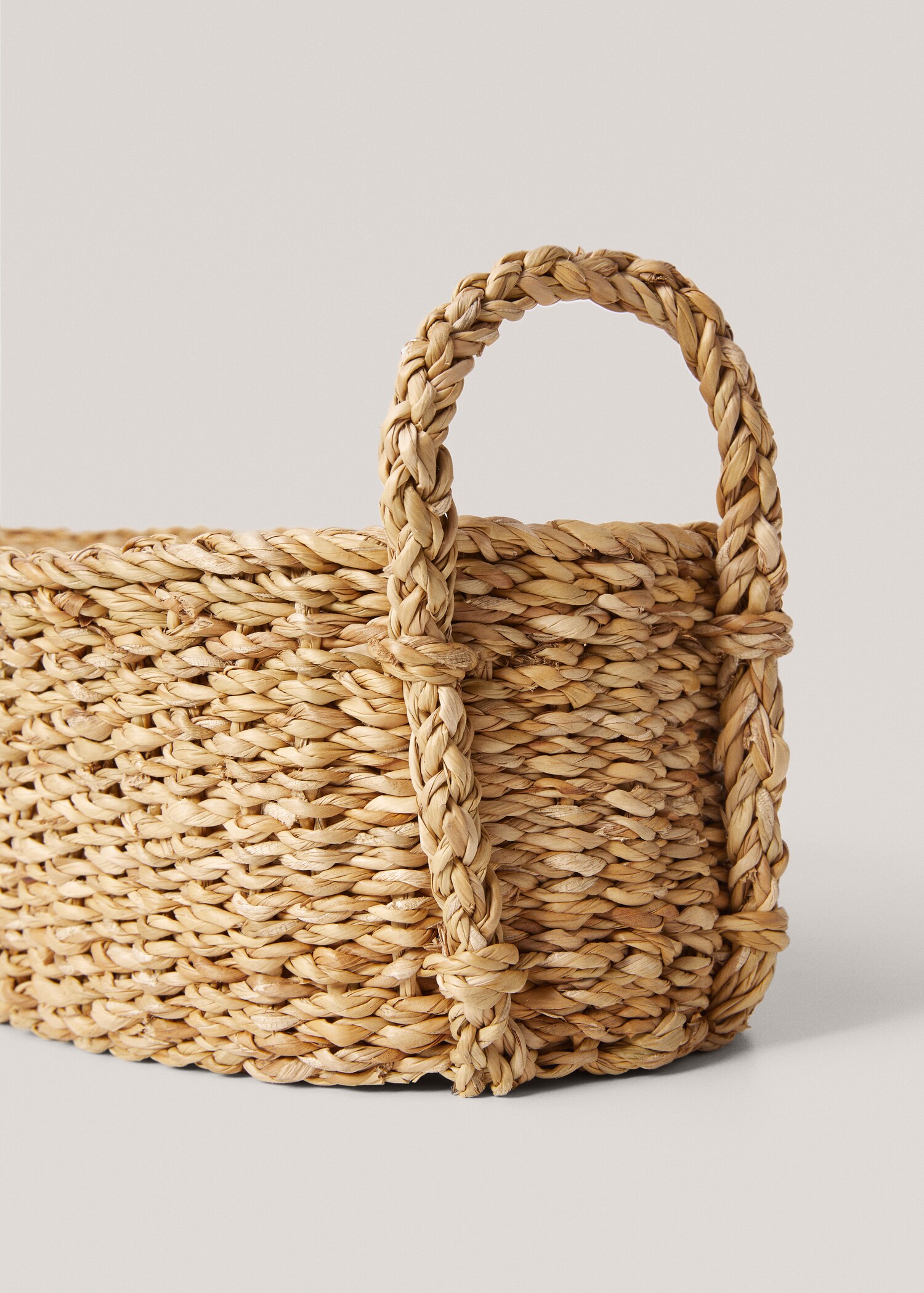 Natural fiber tray with handles 59x18x12cm - Details of the article 2