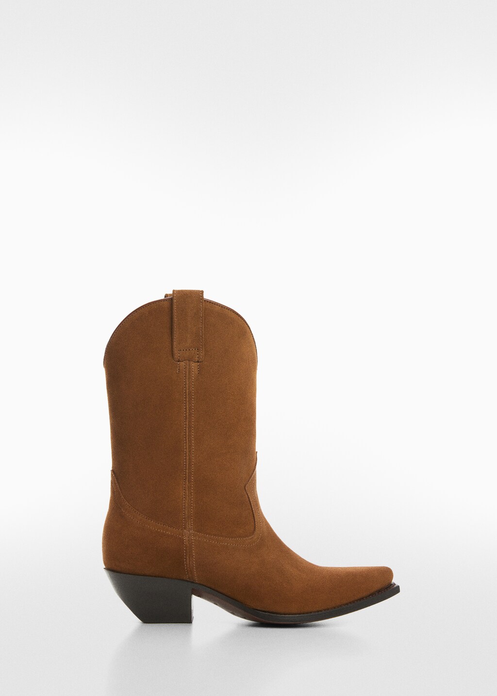 Bottines cuir cowboy mango on sale