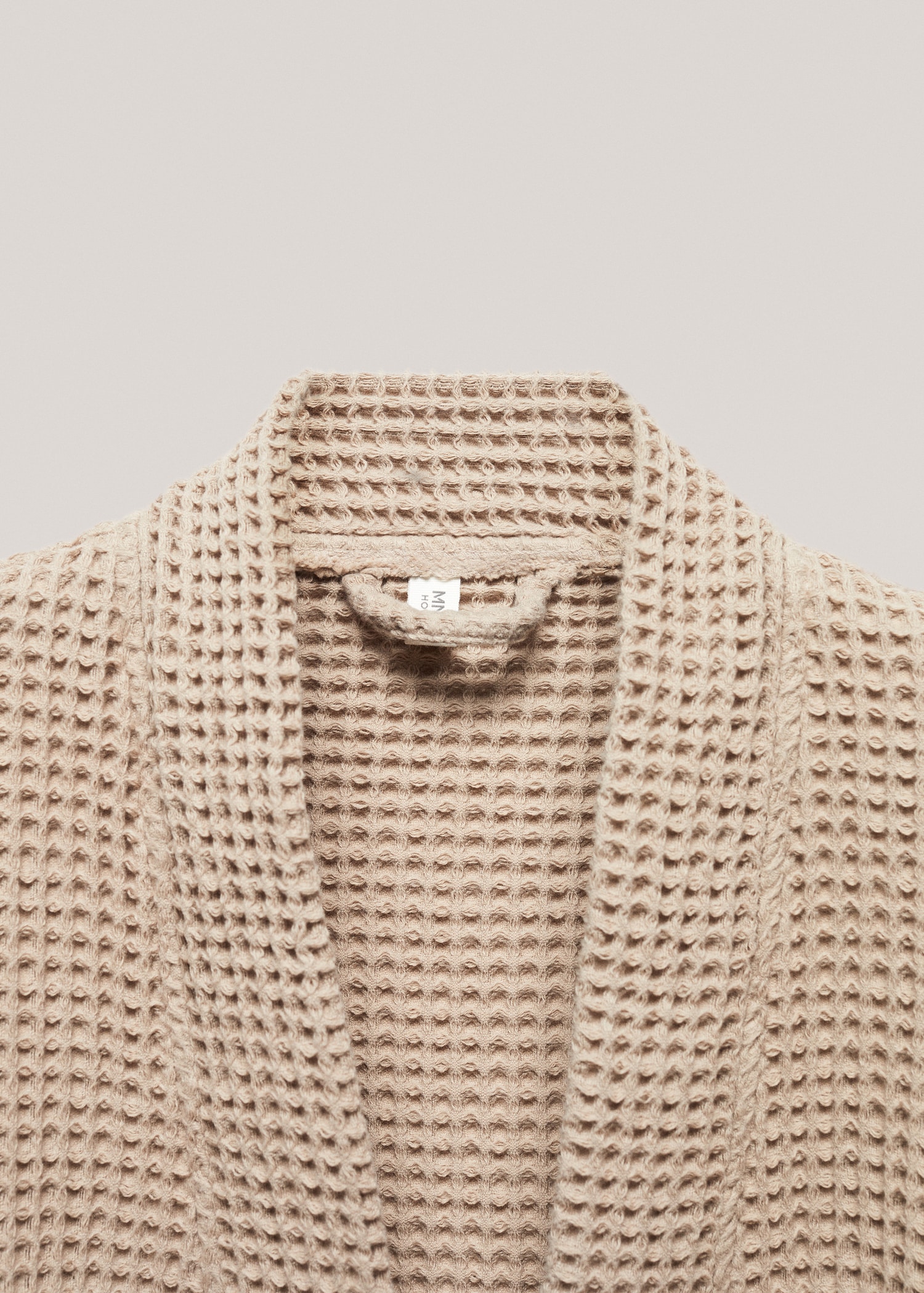 100% cotton waffle bathrobe - Details of the article 2