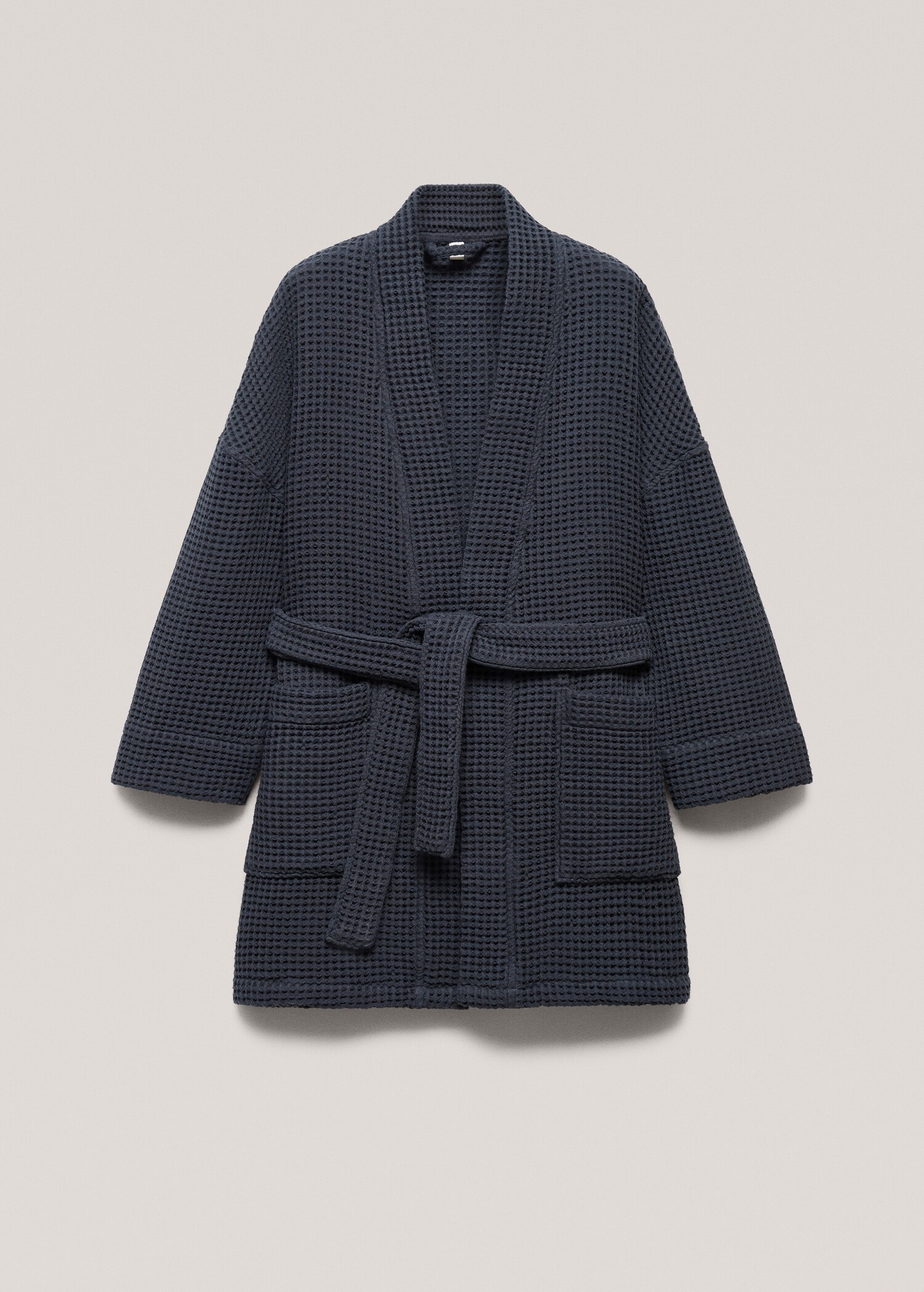 100% cotton waffle bathrobe - Article without model