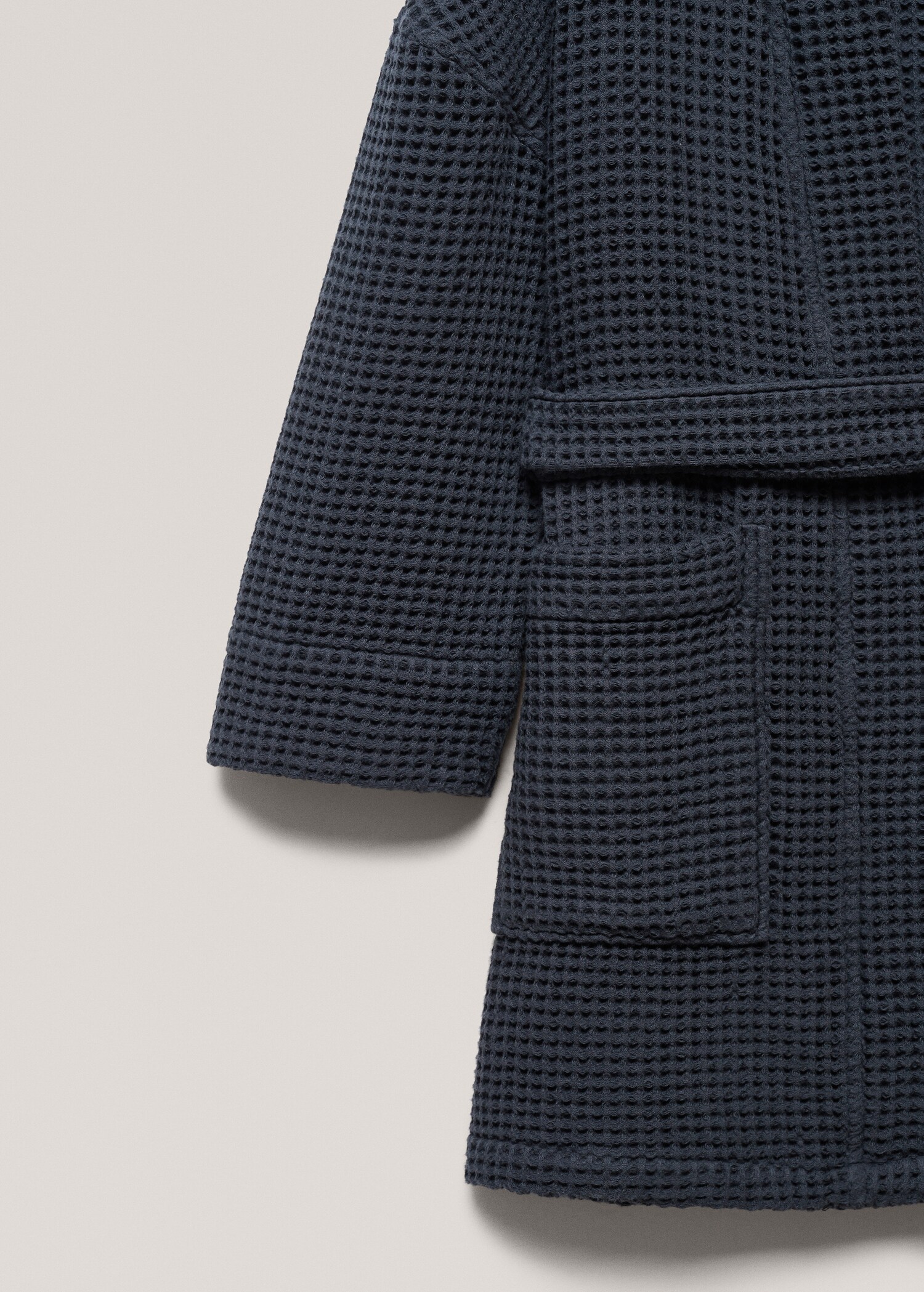 100% cotton waffle bathrobe - Details of the article 1