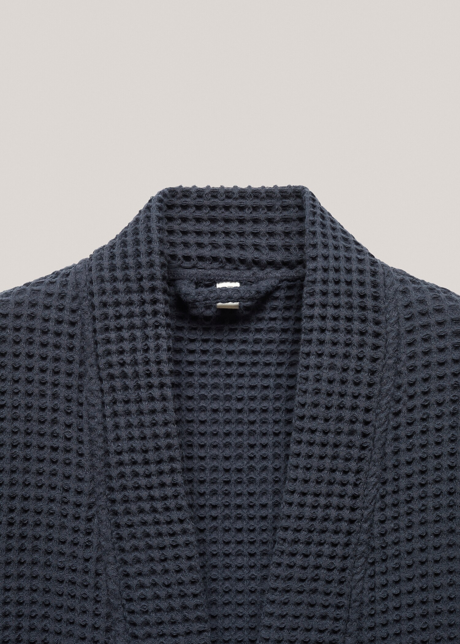 100% cotton waffle bathrobe - Details of the article 2