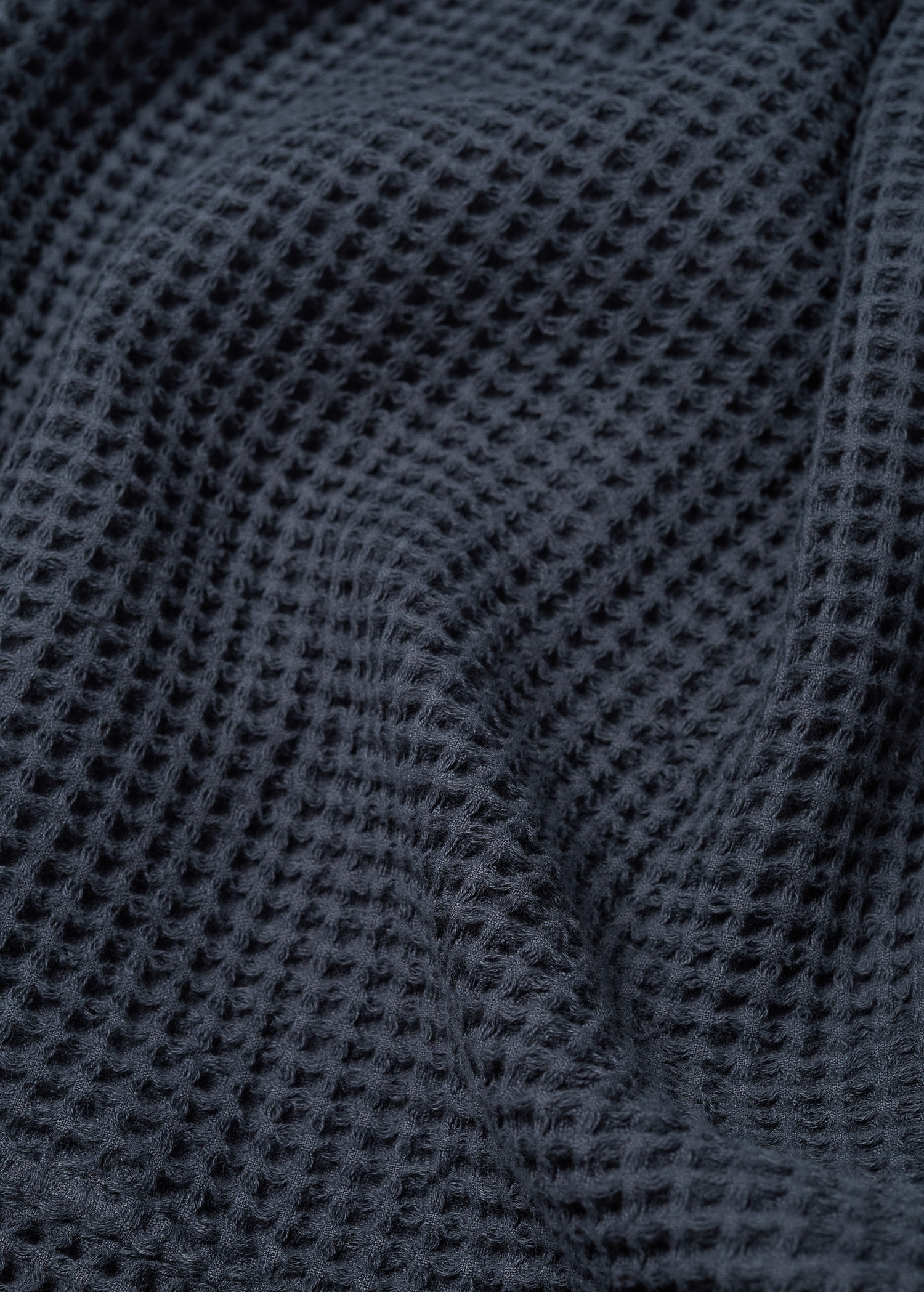 100% cotton waffle bathrobe - Details of the article 3