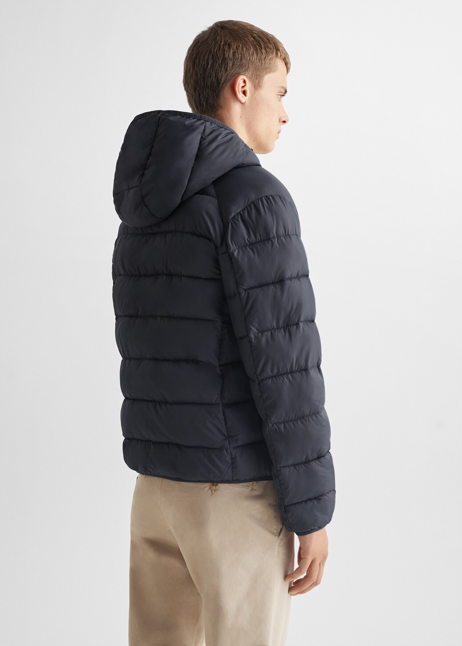 Anorak matelassé imperméable à losanges - Verso de l’article