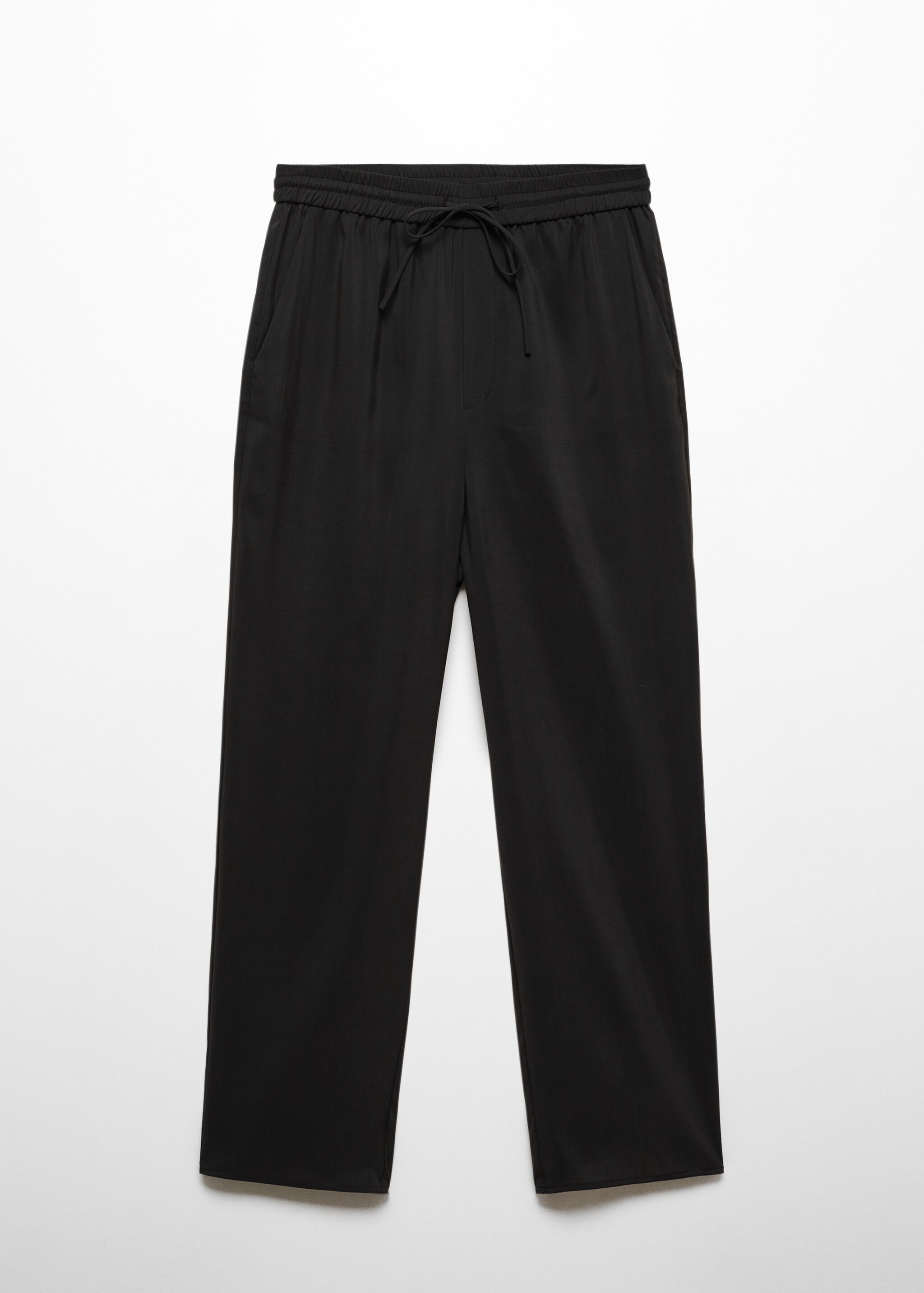 Drawstring waist modal trousers - Article without model