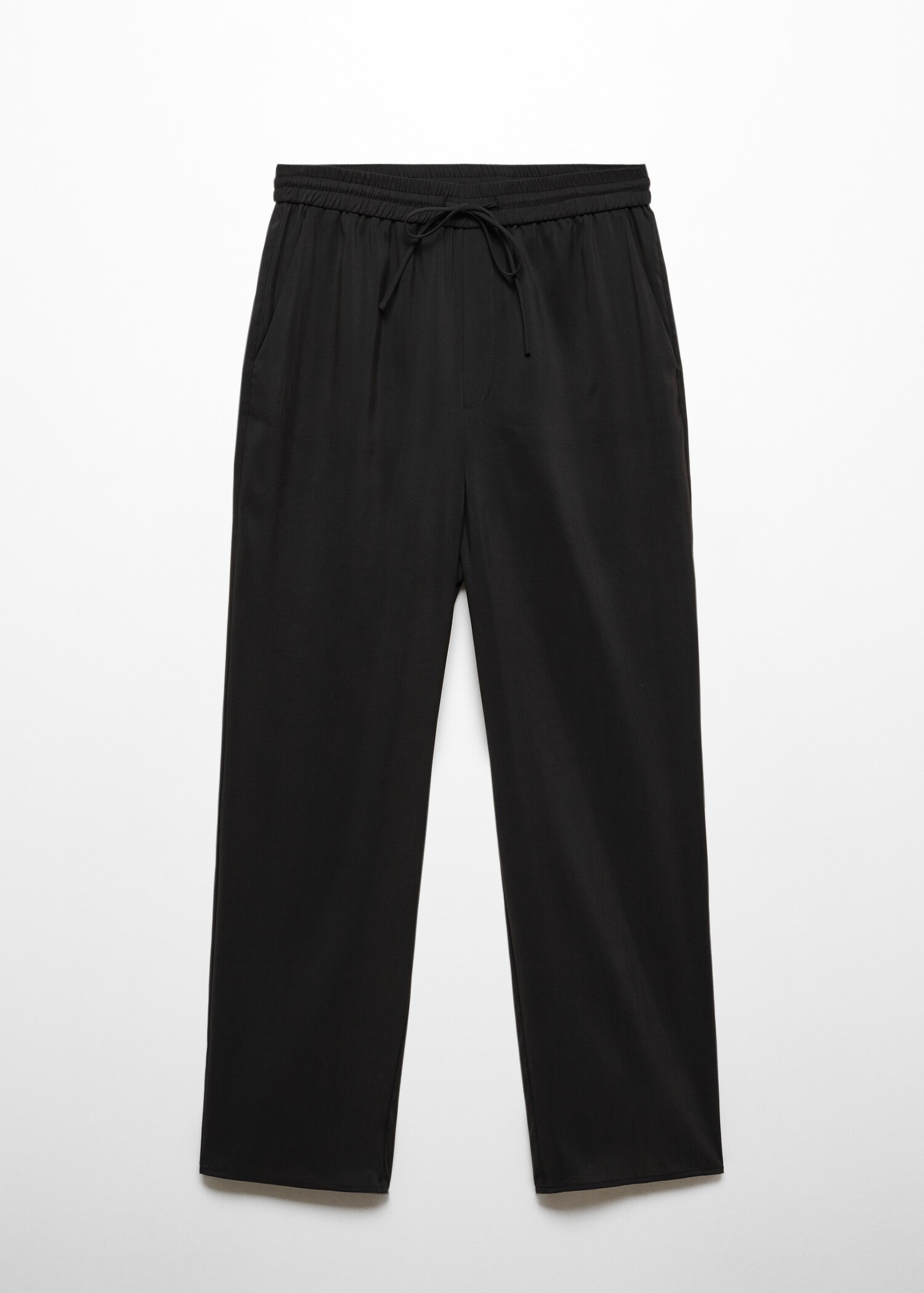 Drawstring waist modal trousers - Article without model