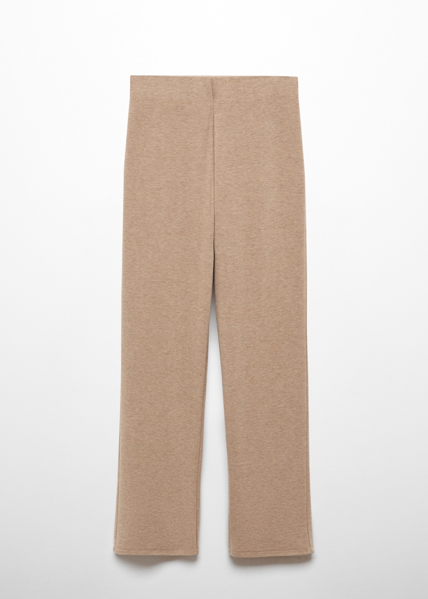 Cotton-linen knitted trousers  - Article without model