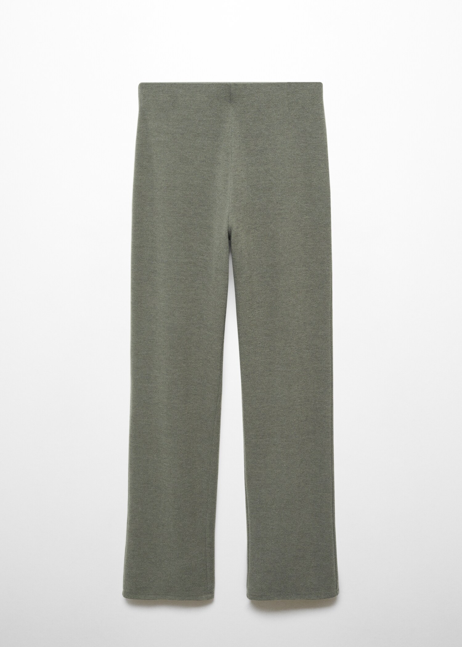 Straight knitted trousers - Article without model