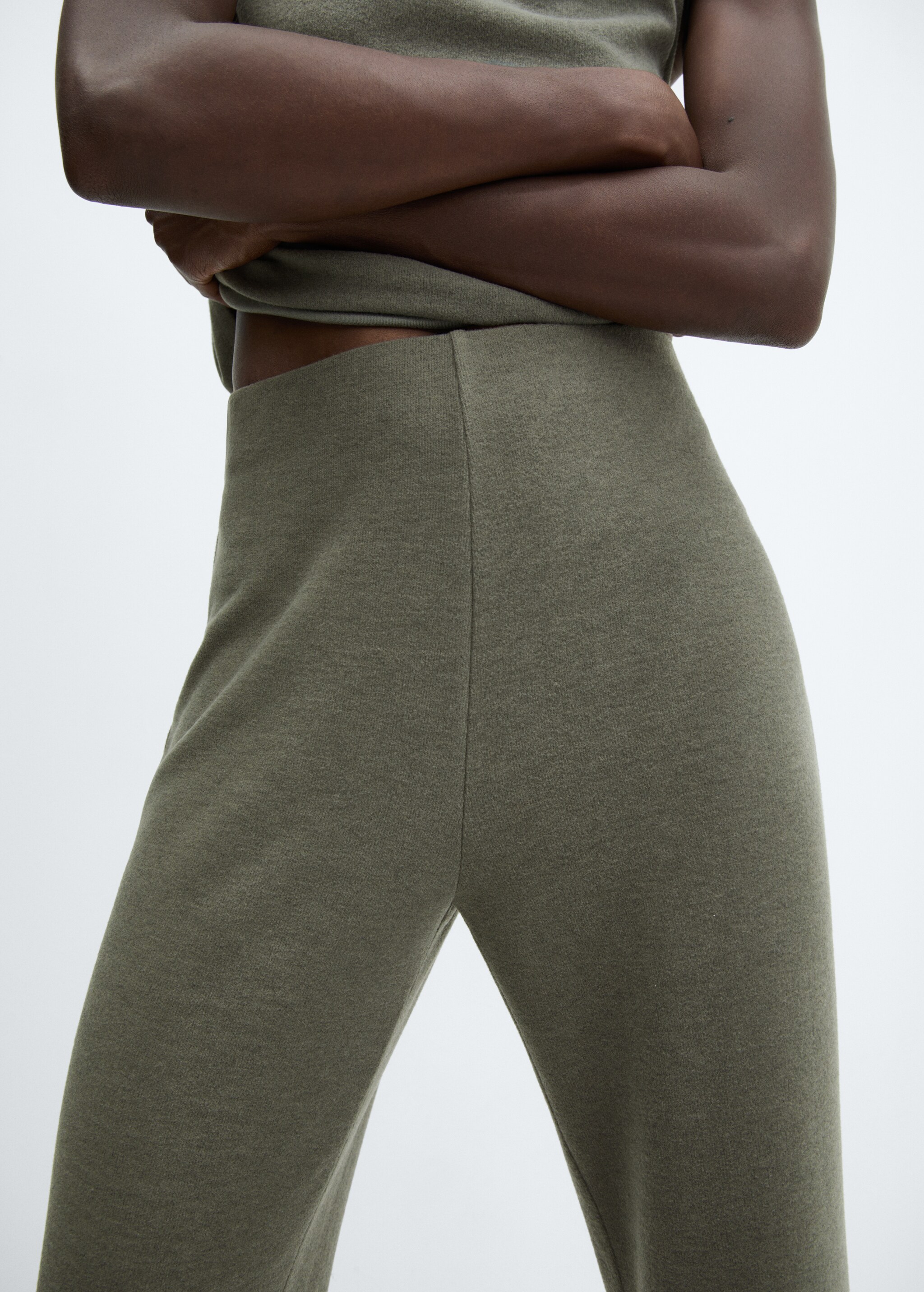 Straight knitted trousers - Details of the article 6