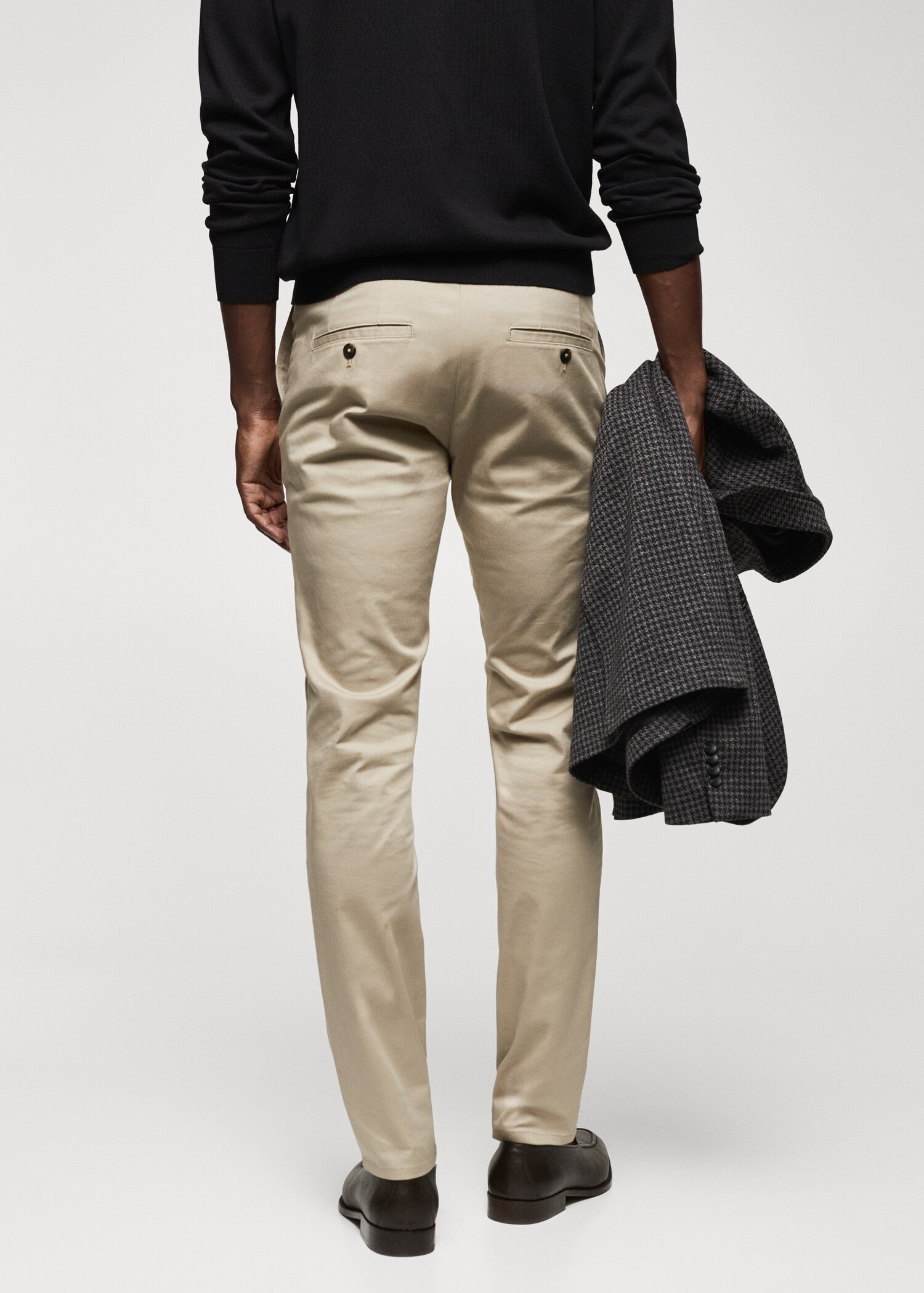 Pantalón skinny chino algodón - Reverso del artículo