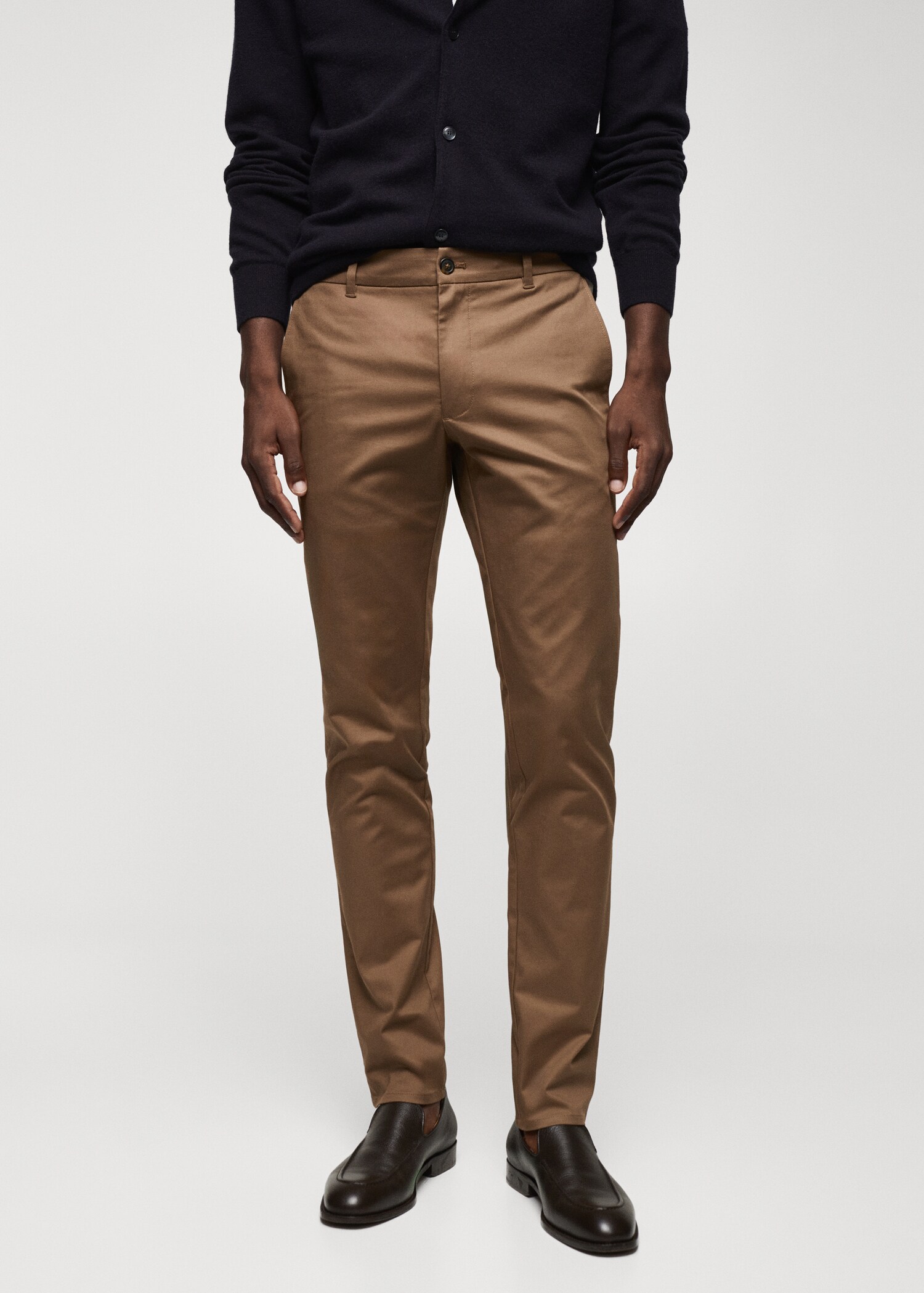 Pantalón skinny chino algodón - Plano medio