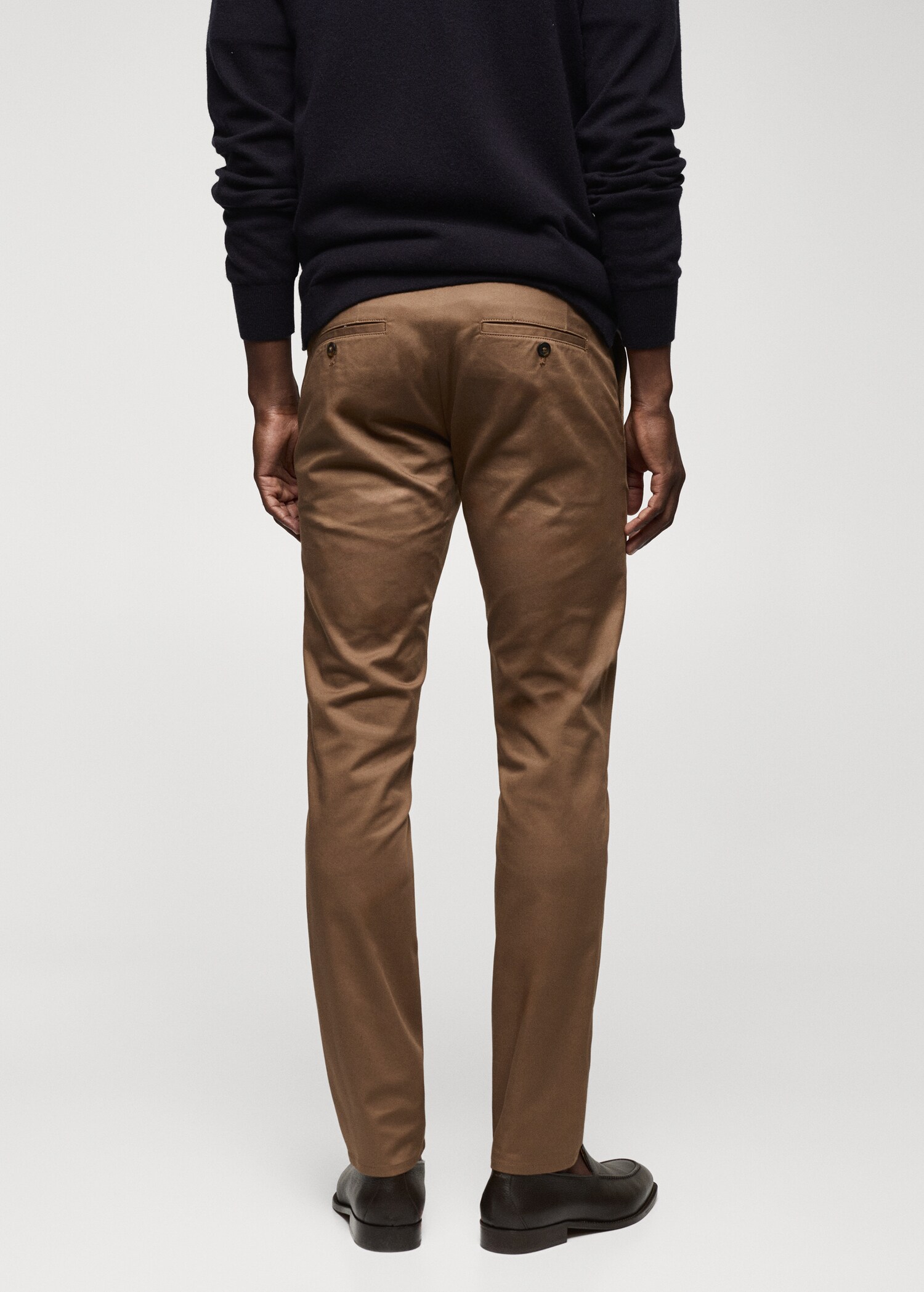 Pantalón skinny chino algodón - Reverso del artículo