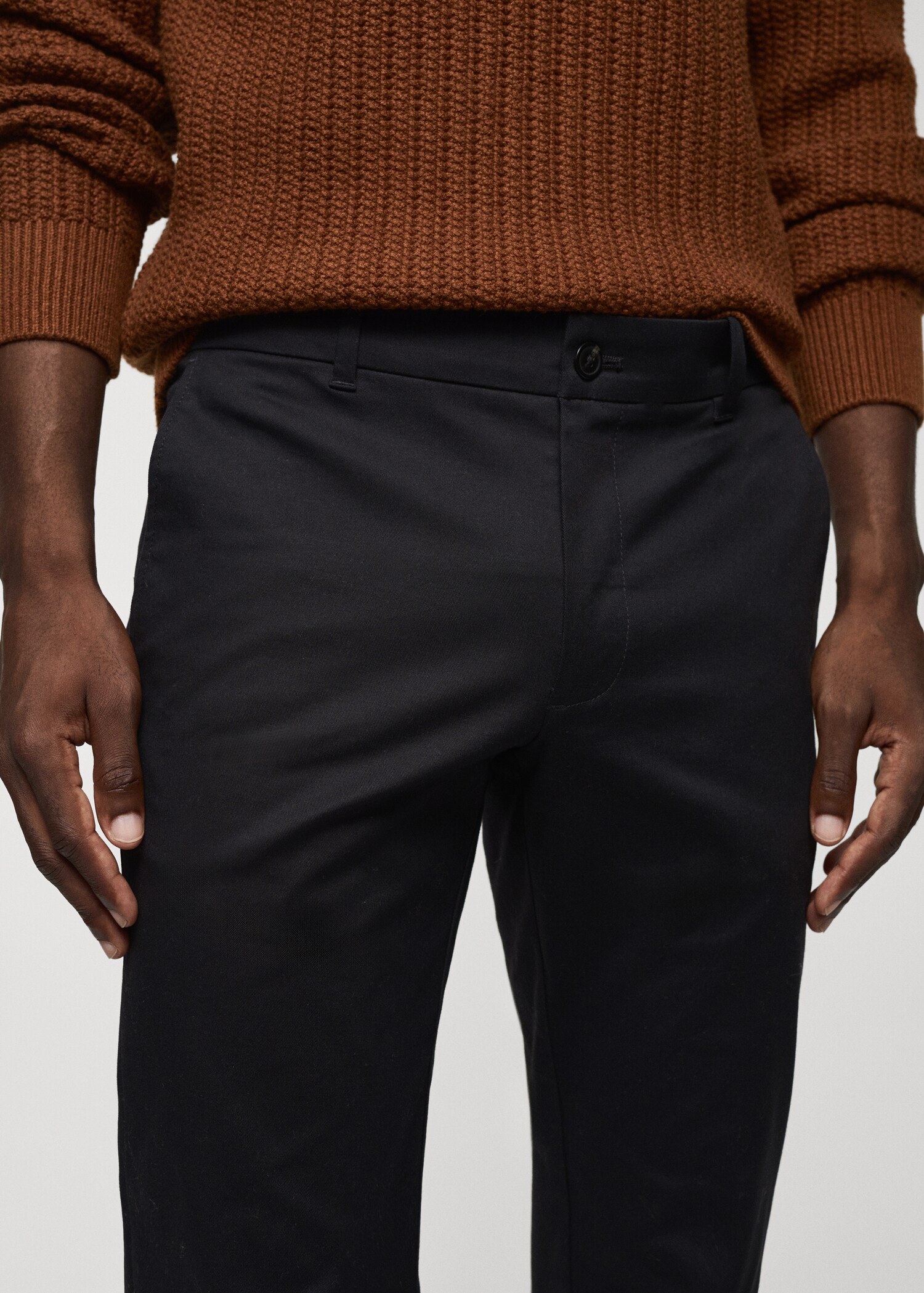 Pantalón skinny chino algodón - Detalle del artículo 1