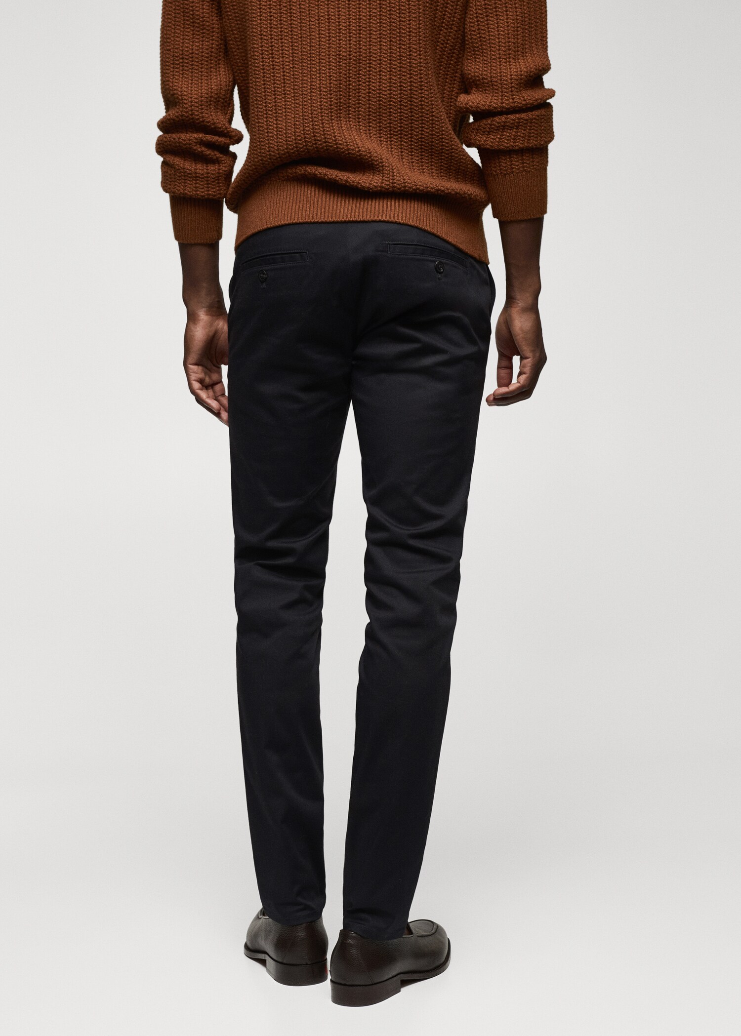 Pantalón skinny chino algodón - Reverso del artículo