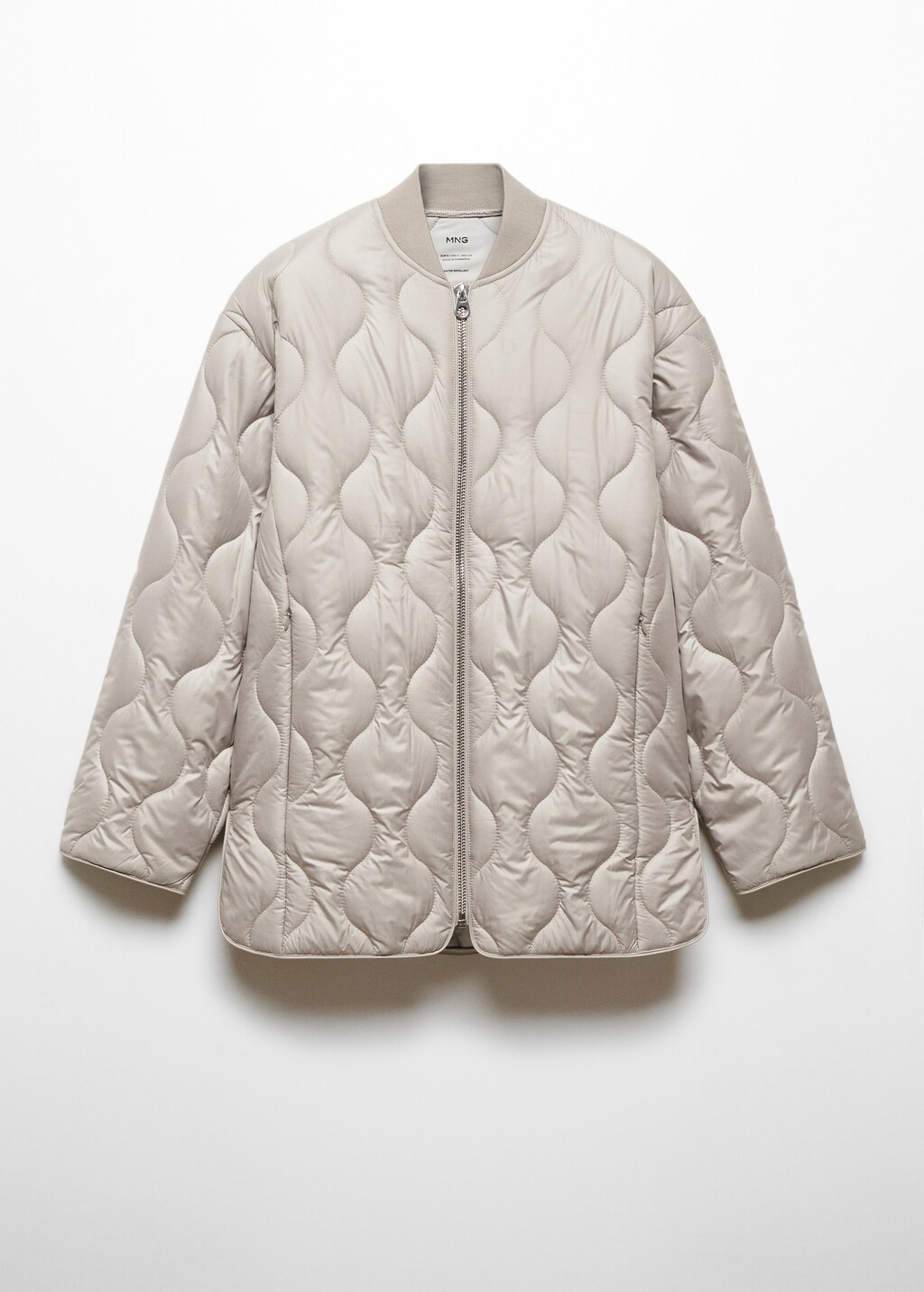 Oversized waterproof padded anorak MANGO Japan