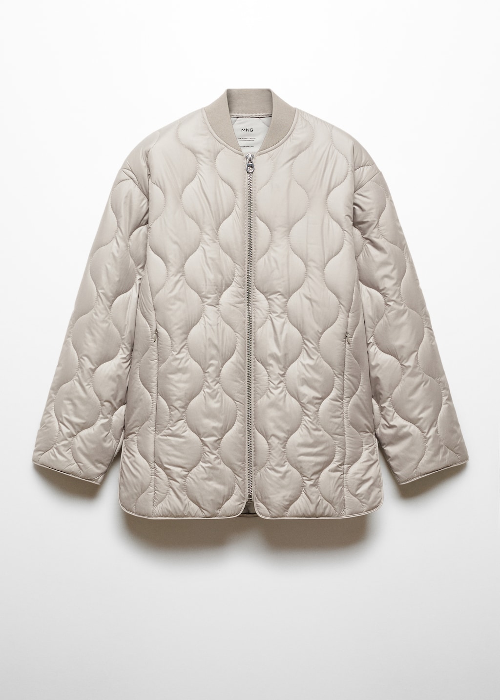 Oversized waterproof padded anorak MANGO Japan