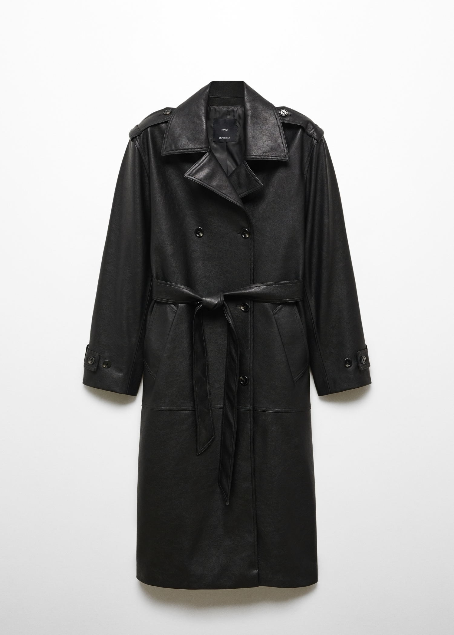 Trench oversize efecto piel - Artículo sin modelo
