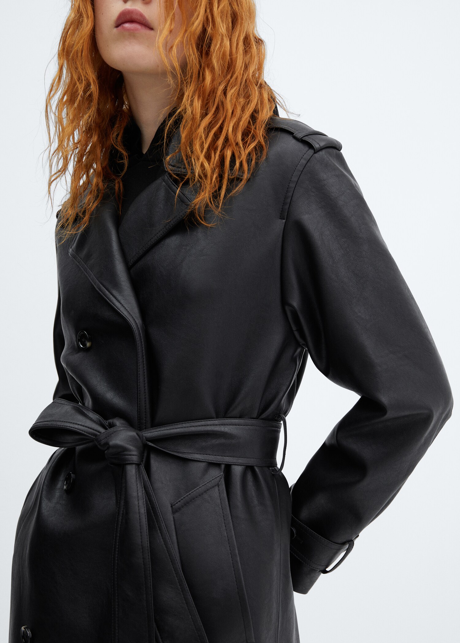 Trench oversize efecto piel - Detalle del artículo 6