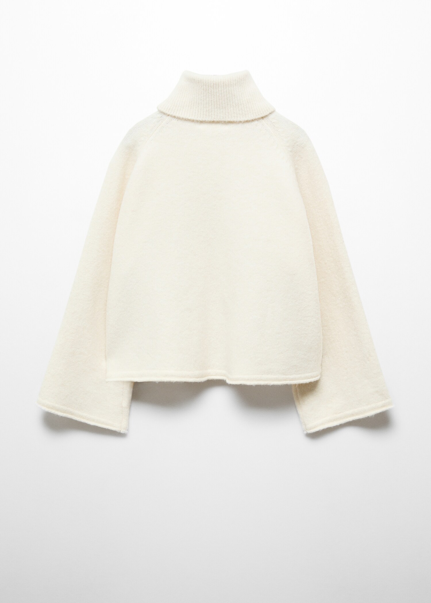 Turtleneck knit sweater - Reverse of the article