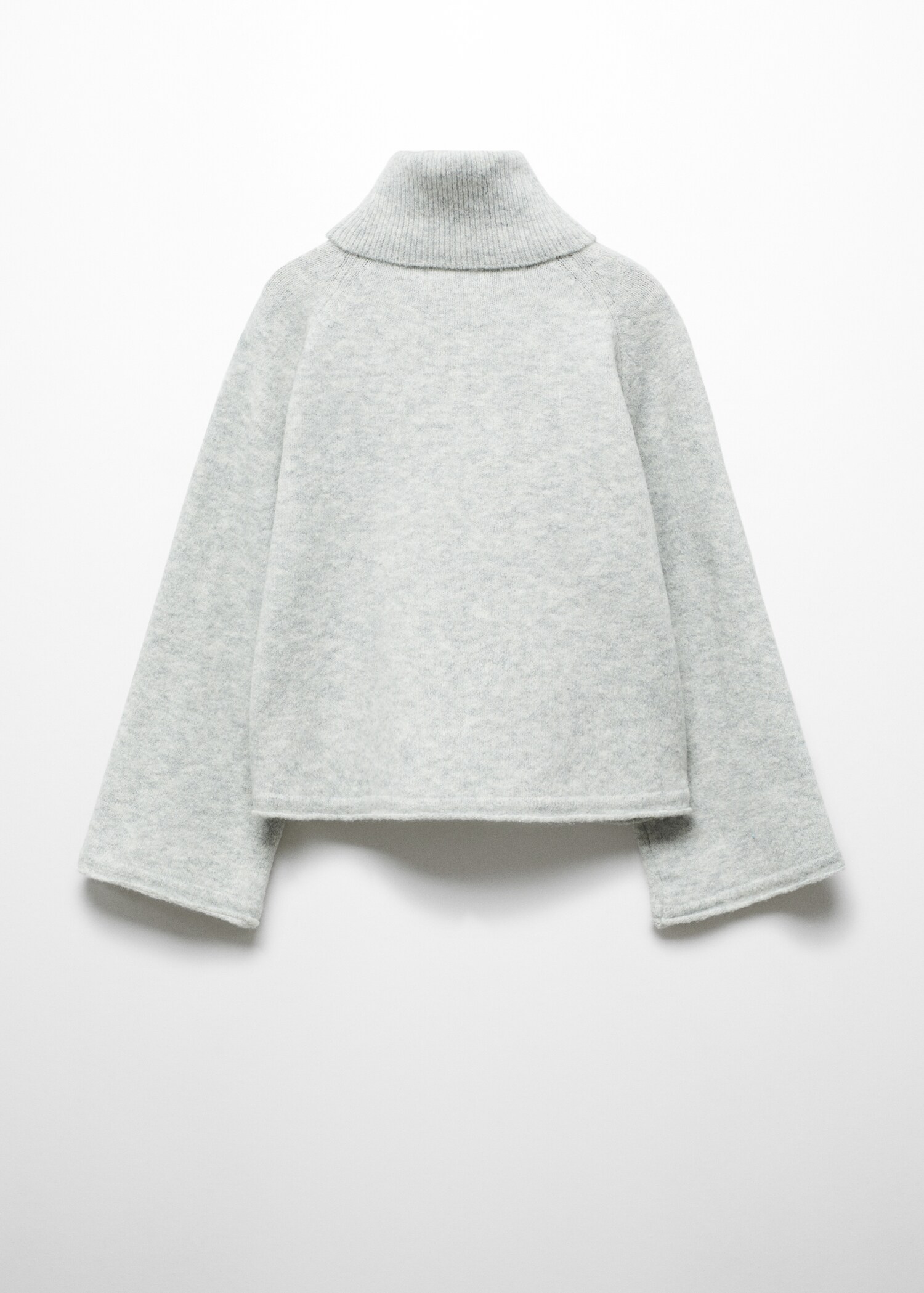 Turtleneck knit sweater - Reverse of the article