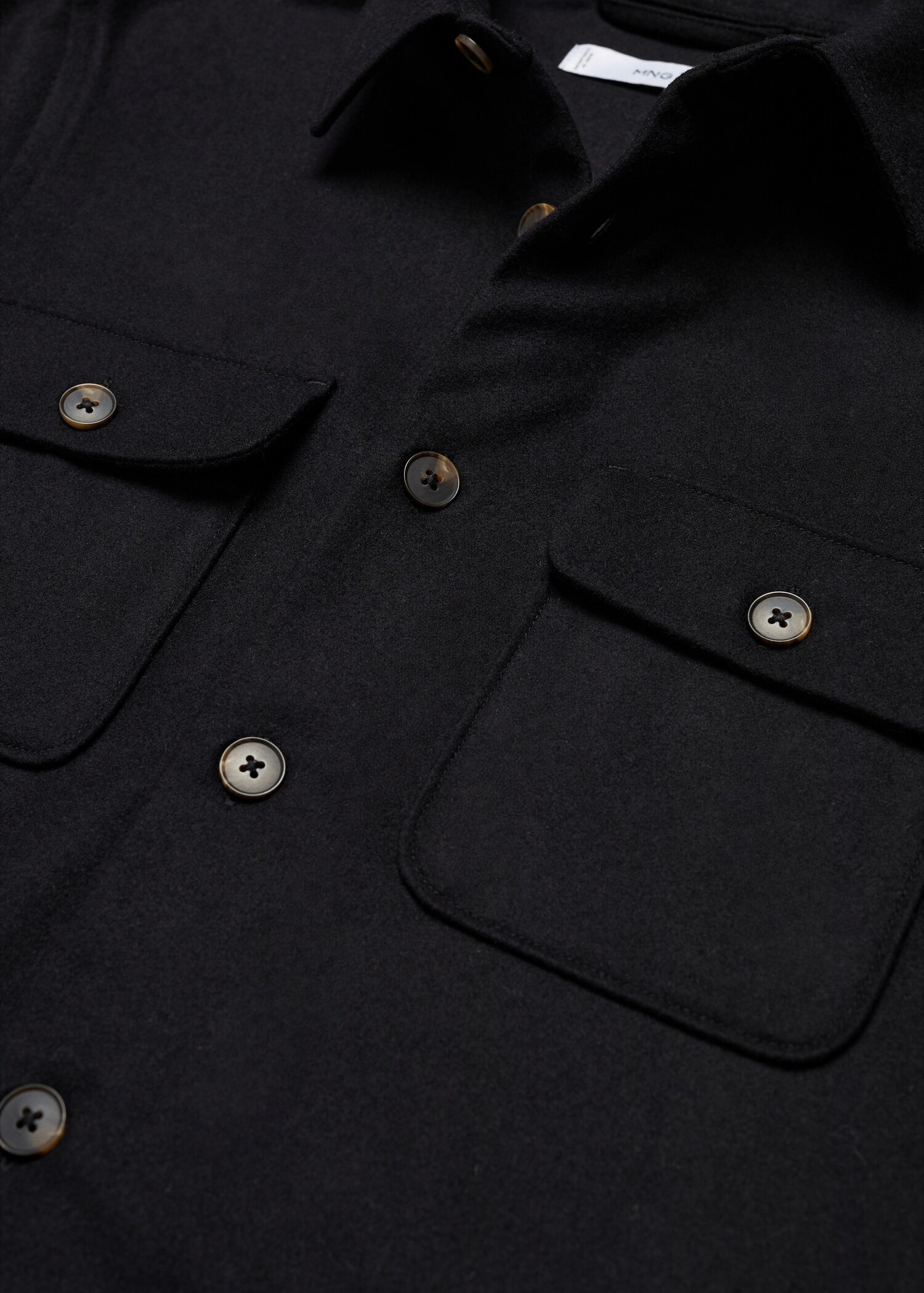 Sobrecamisa lana bolsillos - Detalle del artículo 8