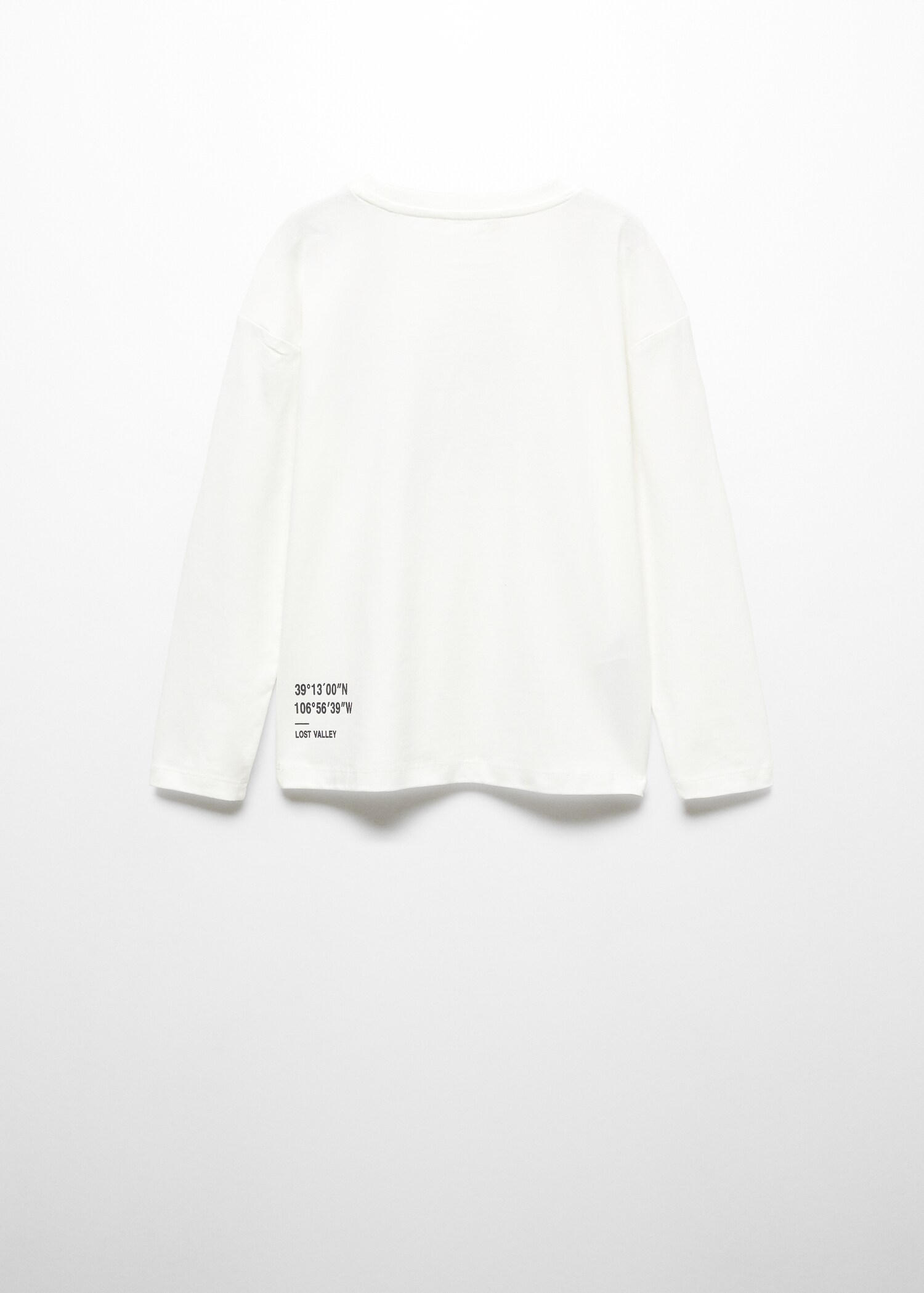 Printed cotton-blend T-shirt - Reverse of the article