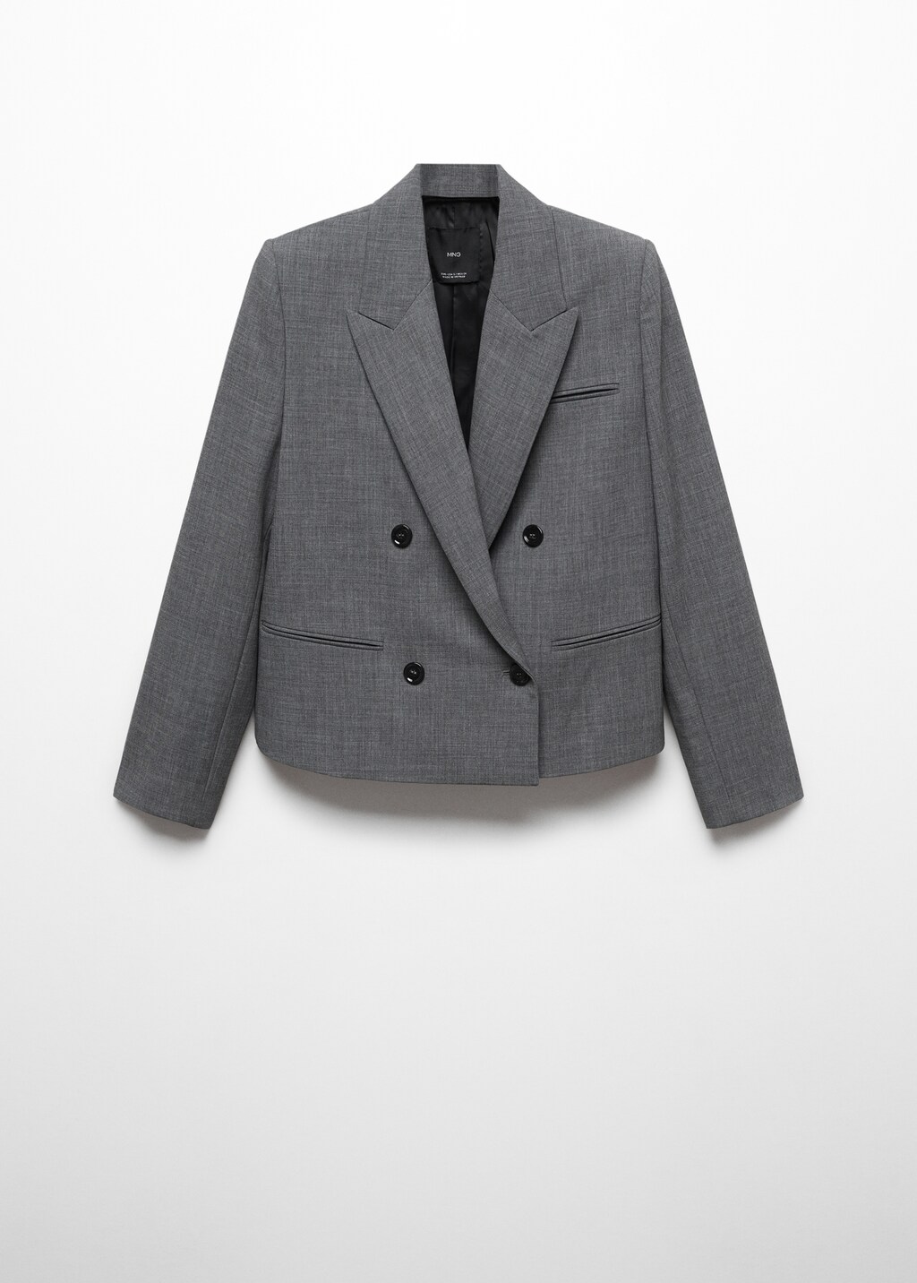 Double-breasted cropped jacket - image 5