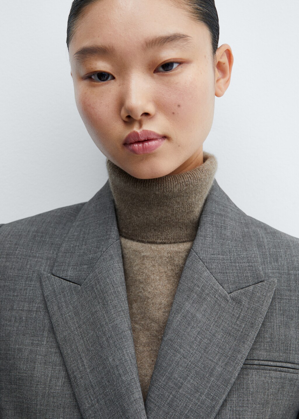 Double-breasted cropped jacket - image 4